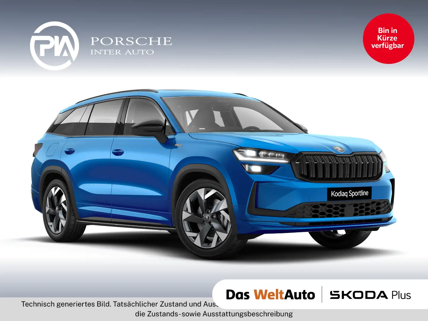 Skoda Kodiaq Sportline iV TSI DSG Blau - 1