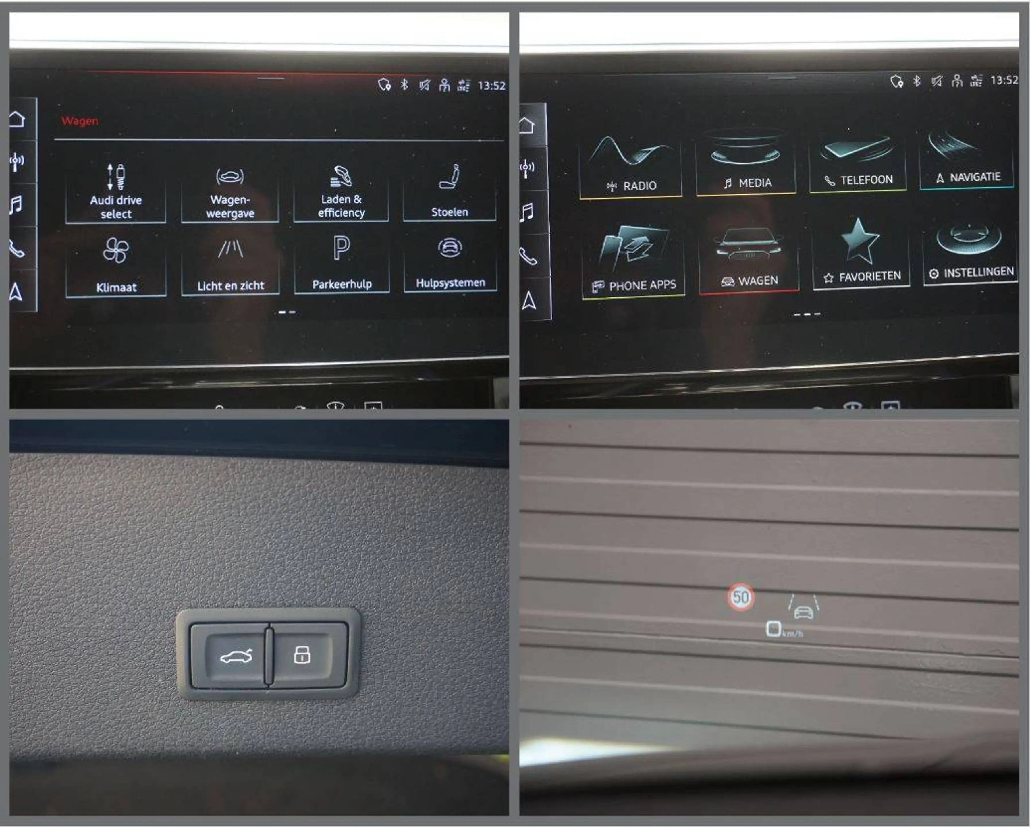 Audi e-tron E-Tron 95 kWh 55 Sportback Quattro S line-Nav-Leder-360c-Keyless-Head Up-Garantie — photo 14
