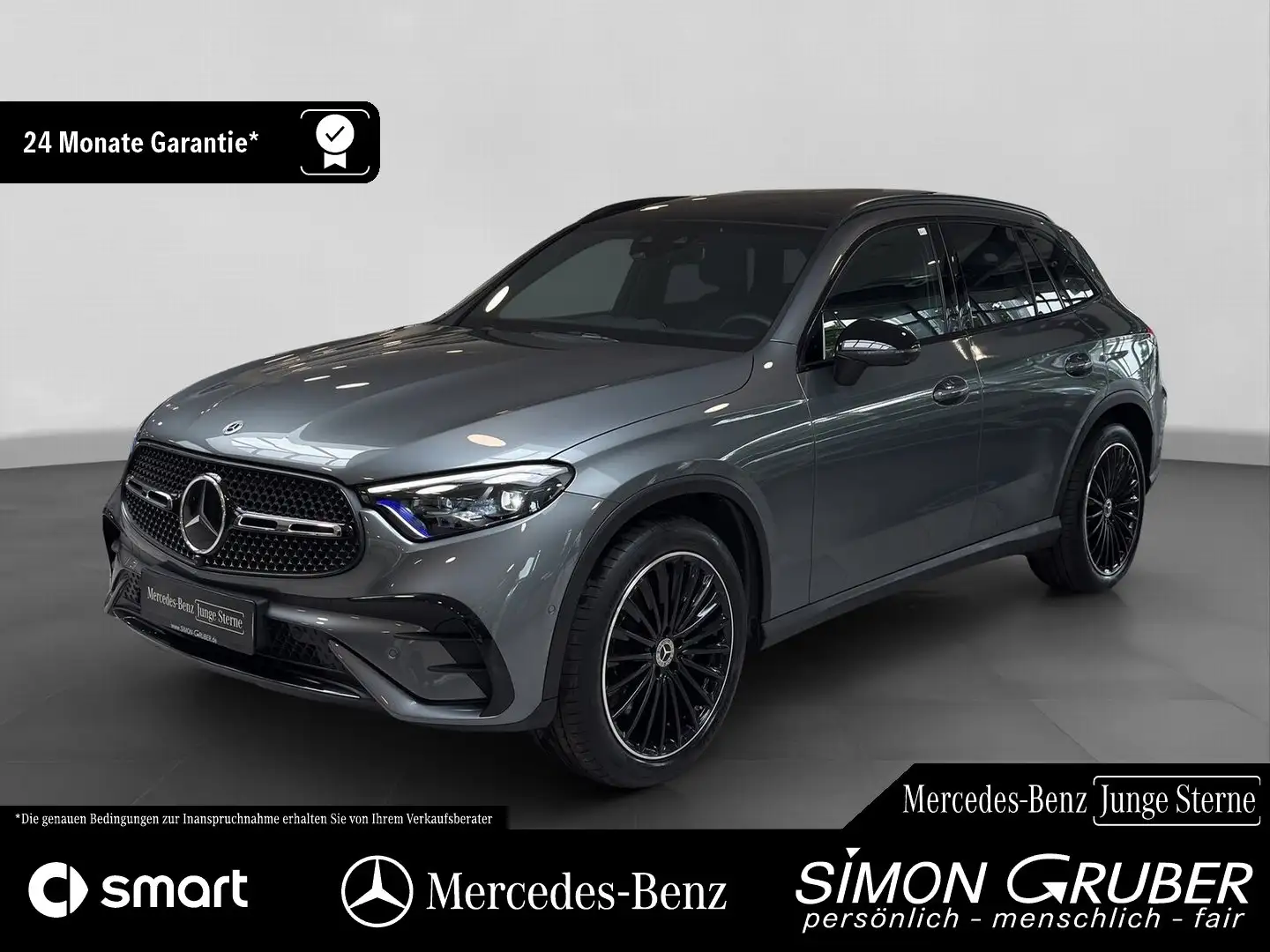 Mercedes-Benz GLC 300 4M AMG Airmatic Pano HUD DigiLight AHK Gris - 1