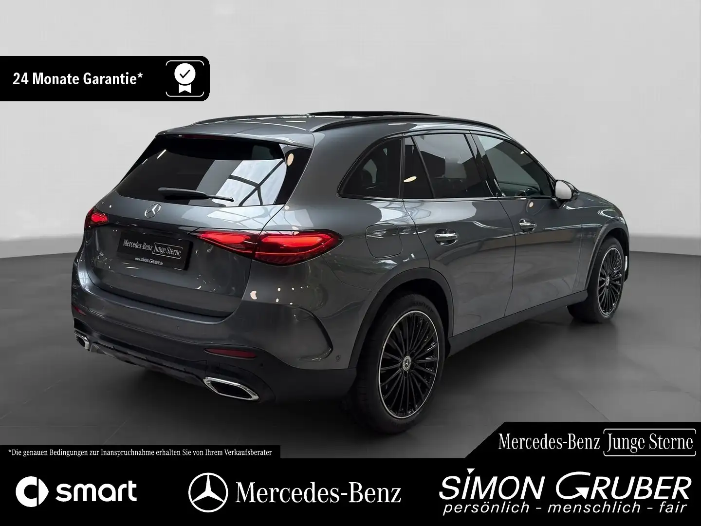 Mercedes-Benz GLC 300 4M AMG Airmatic Pano HUD DigiLight AHK Gris - 2