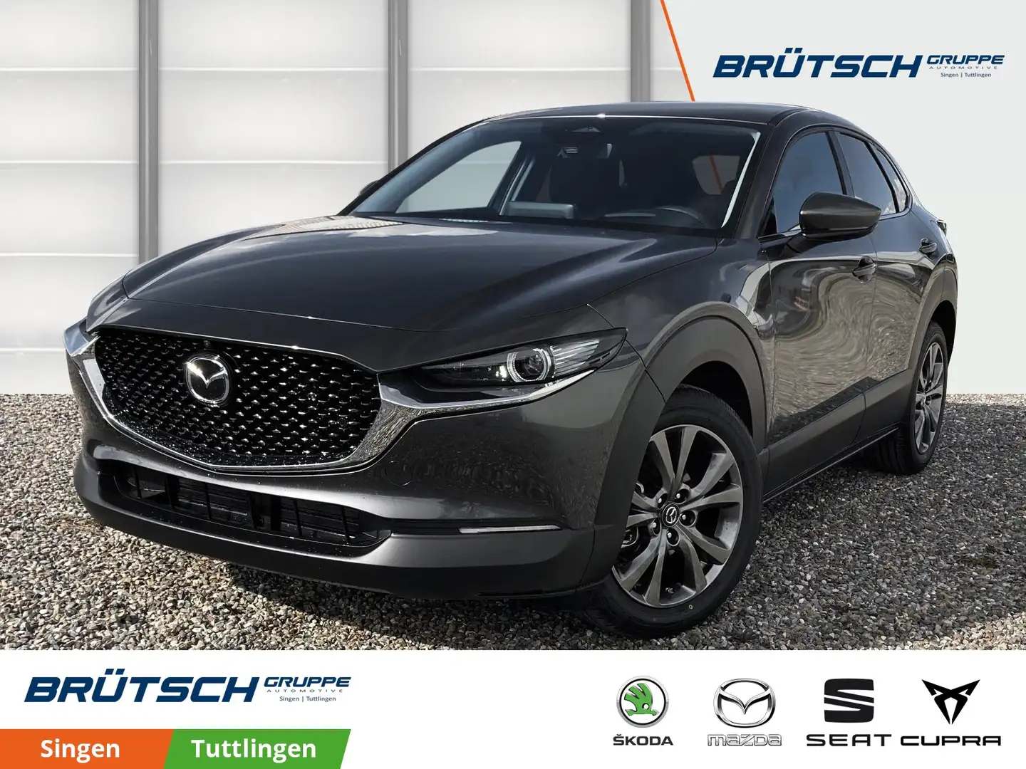 Mazda CX-30 2.0 e-SKYACTIV X 186PS 6AT FWD Exclusive ASSISTANC Szary - 1