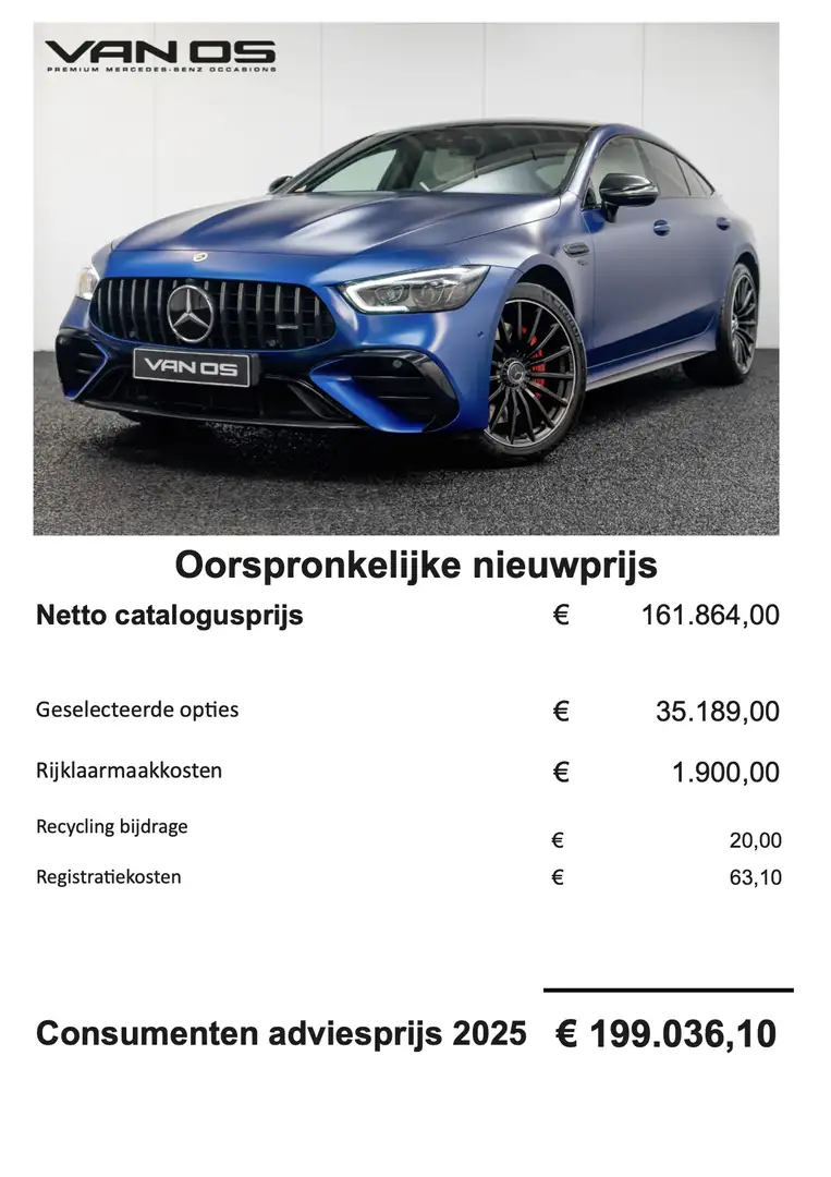 Mercedes-Benz AMG GT 4-Door Coupe AMG 43 4MATIC+ Premium Plus | Spectra Blau - 2