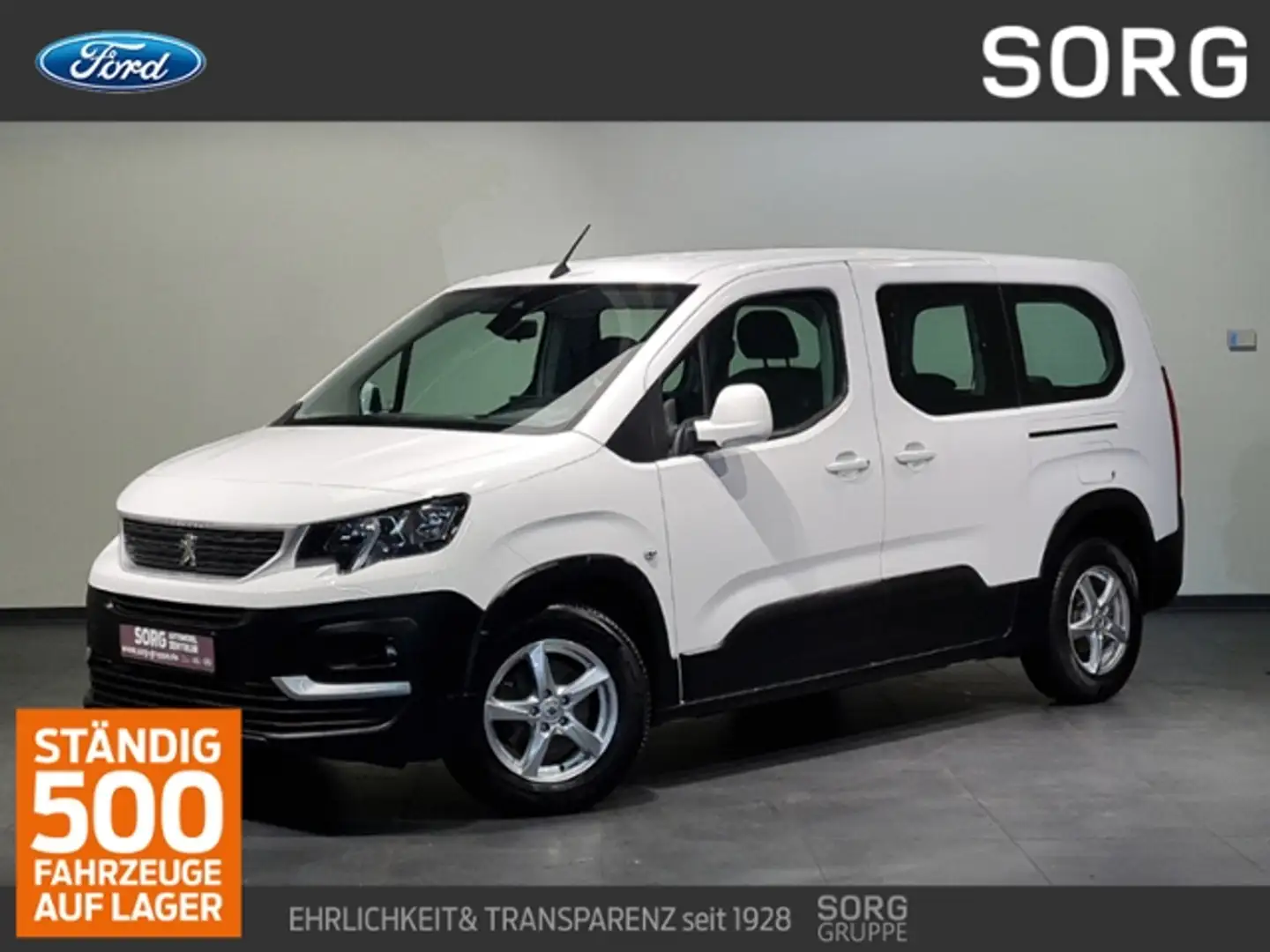 Peugeot Rifter 1.5 BlueHDI Active Pack L2*TEMPOMAT*NAVI* Blanc - 1