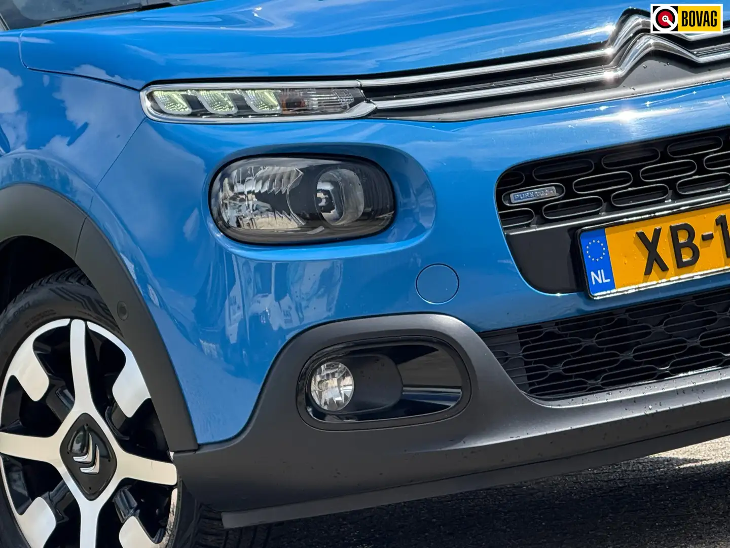 Citroen C3 1.2 PureTech Shine - Cobalt Blue/Opal White - Supe Blauw - 1