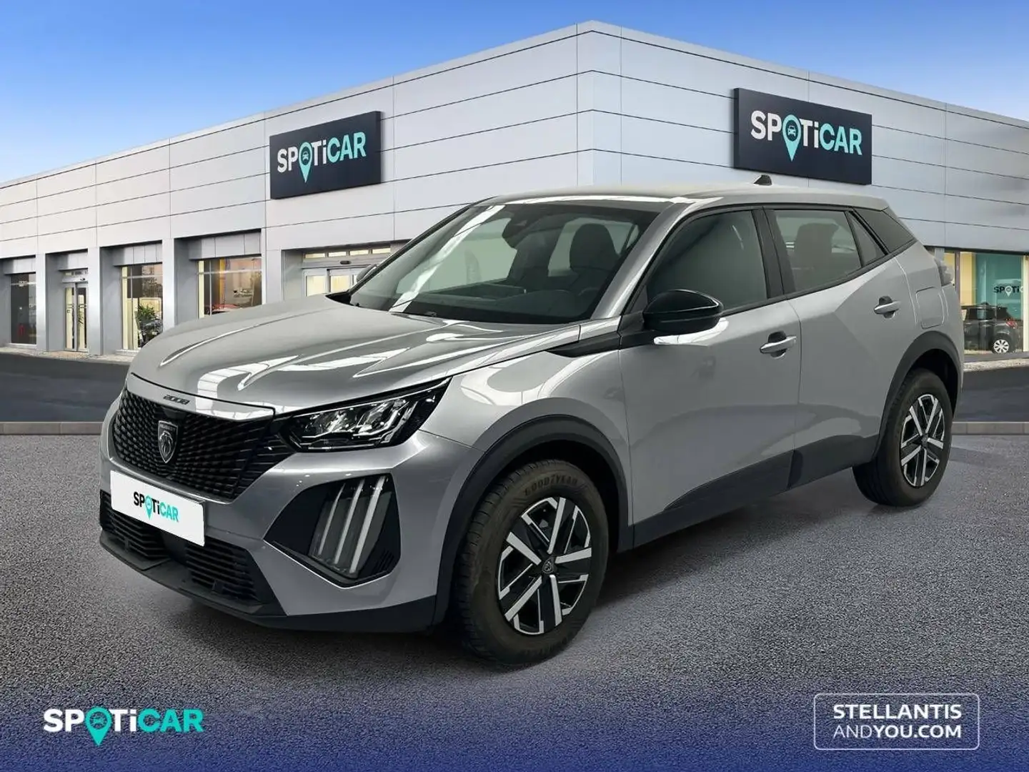 Peugeot 2008 1.2 PureTech S&S Active 100 Gris - 1