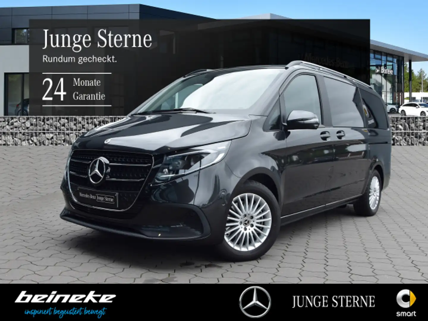 Mercedes-Benz V 220 V 220 d STYLE Lang Sport+AHK+LED+DISTR+360°+7 S. Grau - 1