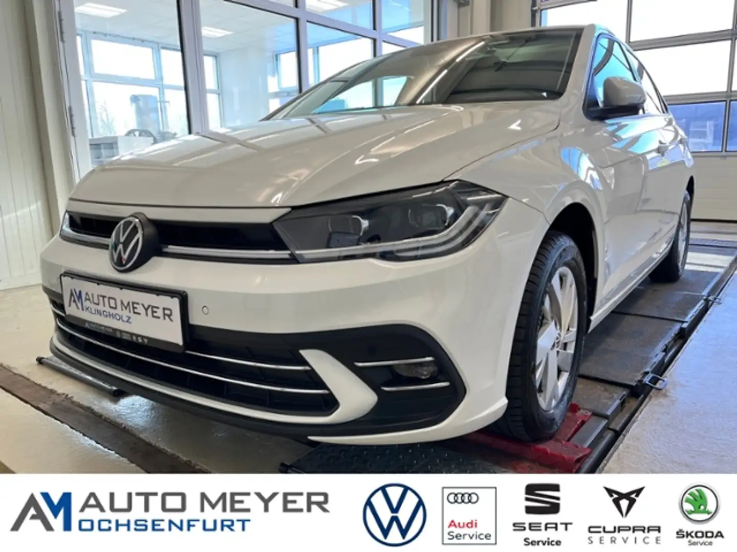 Volkswagen Polo Style 1.0 TSI 7-Gang-DSG Kamera Navi LED Weiß - 1