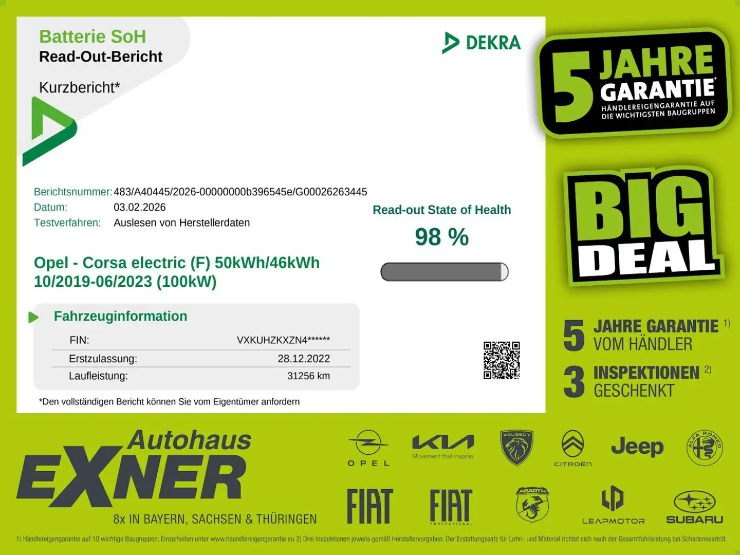 Opel Corsa-e EDITION KlimaA+PDC+W-Pumpe+AUT+SpurH Orange - 1