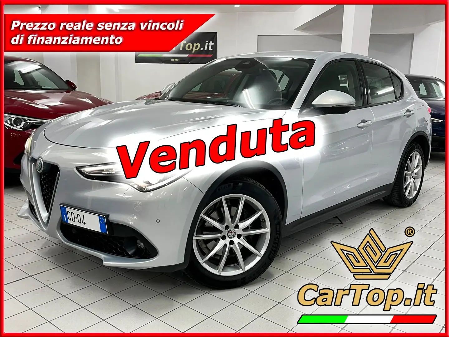Alfa Romeo Stelvio 2.2 TD 190 CV EXECUTIVE 19" IMMATRICOL. 30/12/2020 Weiß - 1