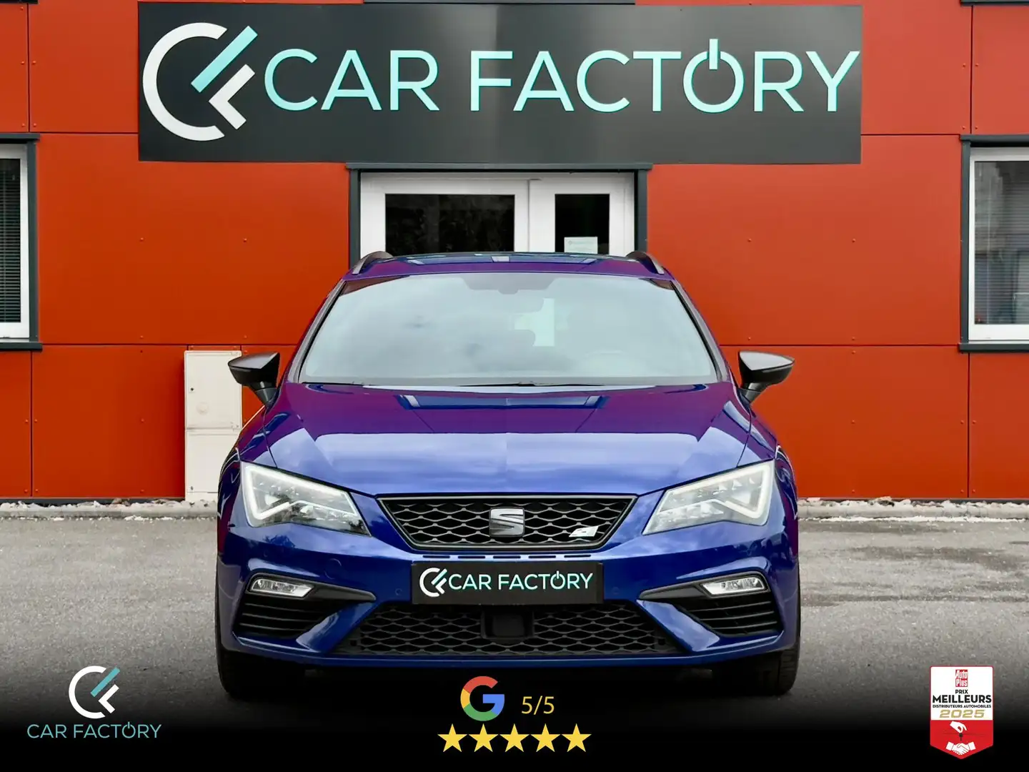 SEAT Leon Cupra 2.0 TSI 300 DSG Sièges baquet TOP Virtual Co Azul - 2