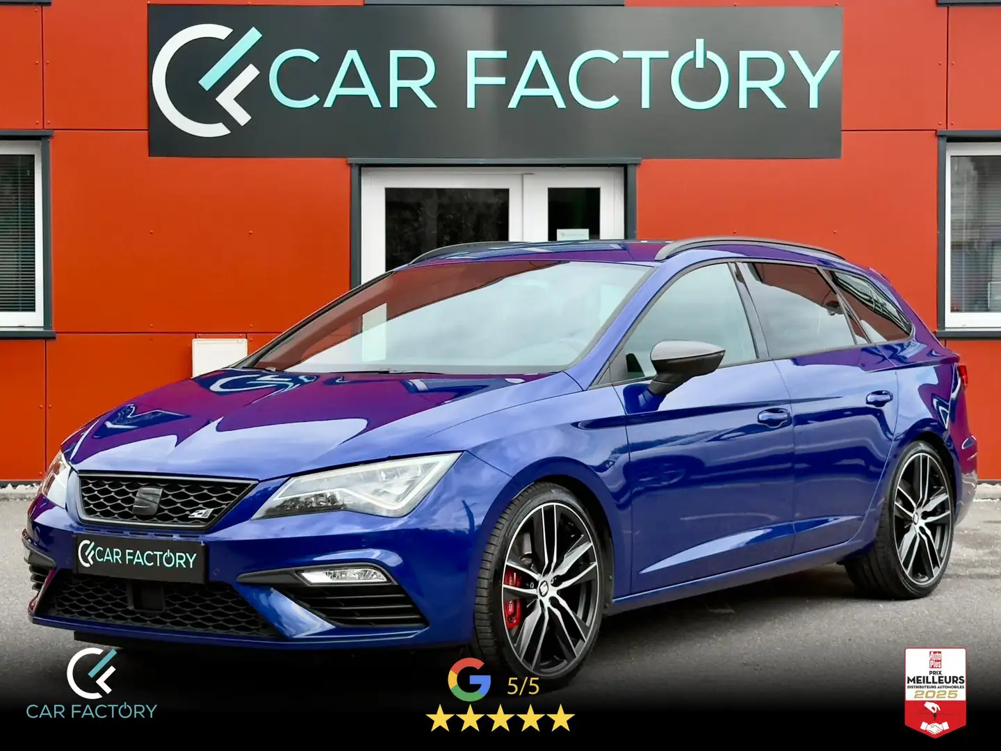 SEAT Leon Cupra 2.0 TSI 300 DSG Sièges baquet TOP Virtual Co Bleu - 1