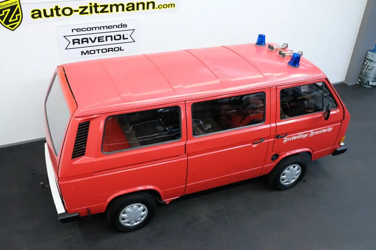 Volkswagen T3 8-Sitzer verglast ex-FEUERWEHR OLDTIMER, foto 6