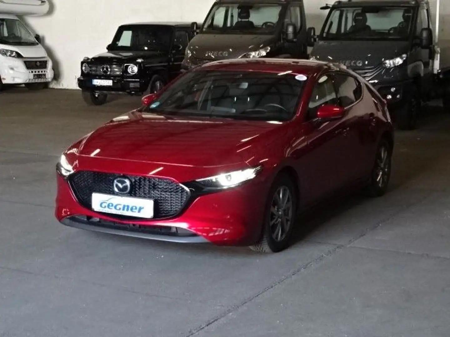 Mazda 3 Lim. 5-trg. Selection 2.0M-Hybrid ACC LED Navi Rojo - 2
