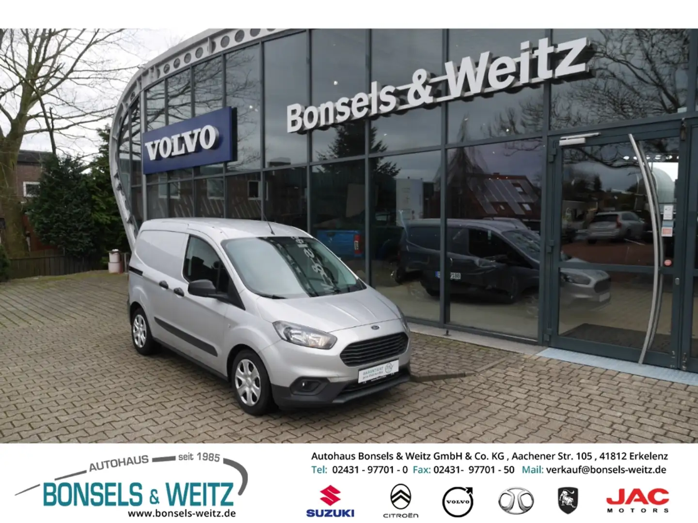 Ford Transit Courier Trend EcoBoost AHK Tempomat PDC Fr Argento - 1