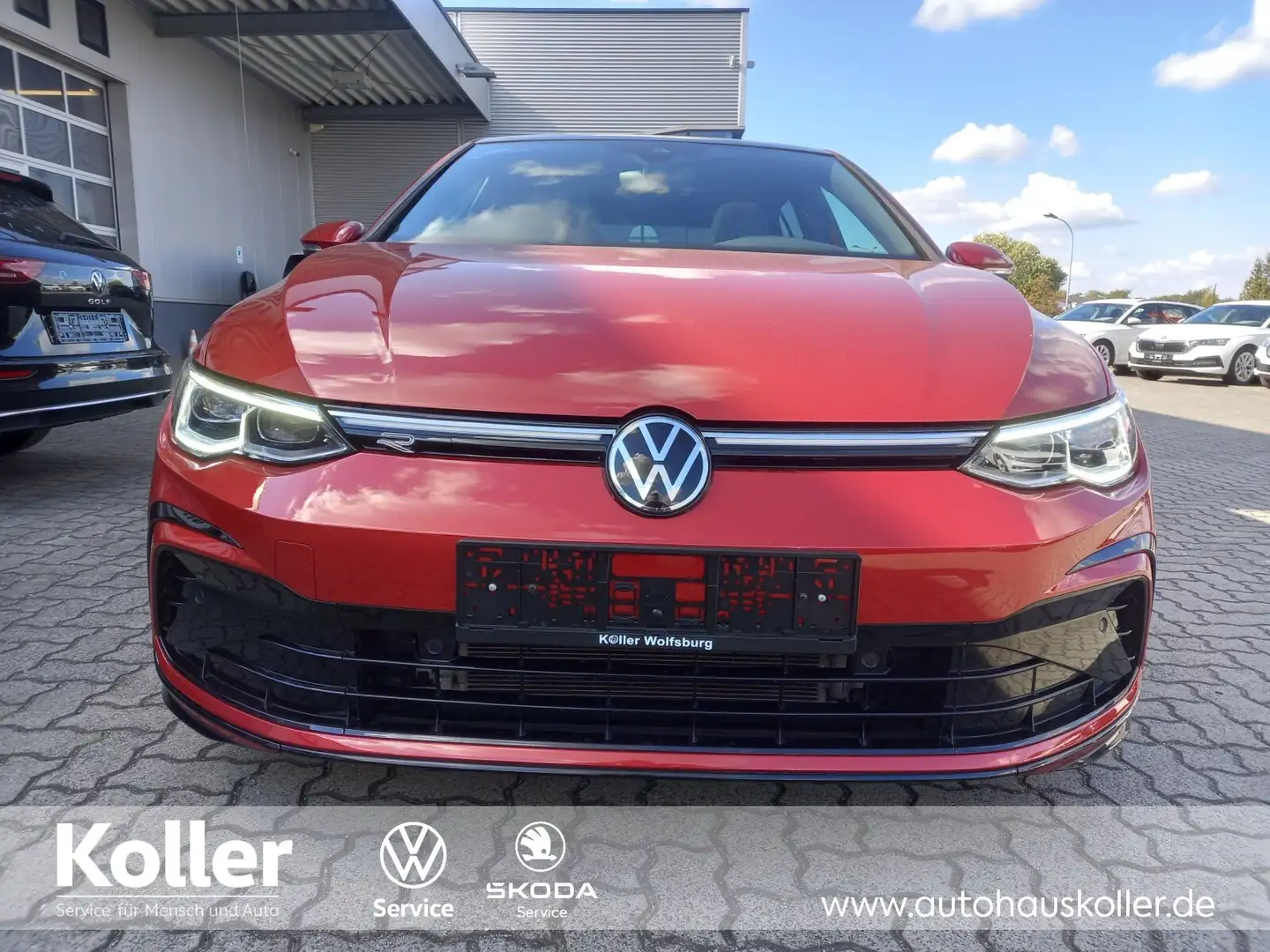 Volkswagen Golf Golf VIII 2.0 TDI DSG R-Line AHK Pano STDHZ CAM Rouge - 2