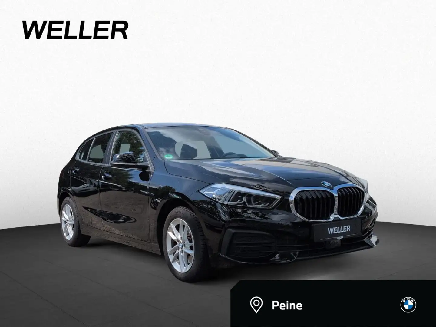 BMW 118 i Advantage LED Pano LiCoPr Sitzh DAB PDC 17" Noir - 1