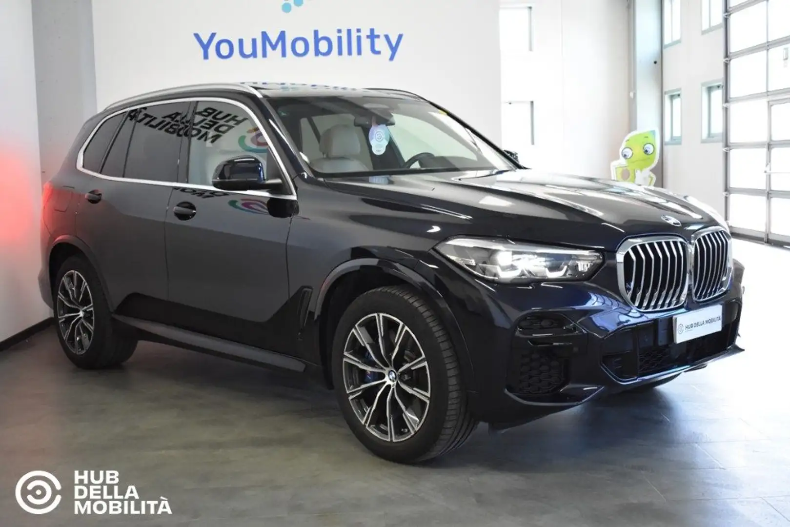 BMW X5 xDrive40d 48V Msport Bleu - 2