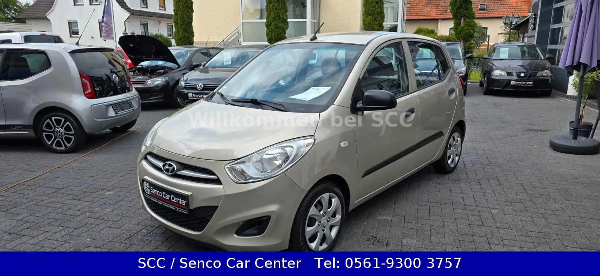 Hyundai i10 5 Star Edition Gepflegt KLIMA Servo TÜV NEU Argent - 2