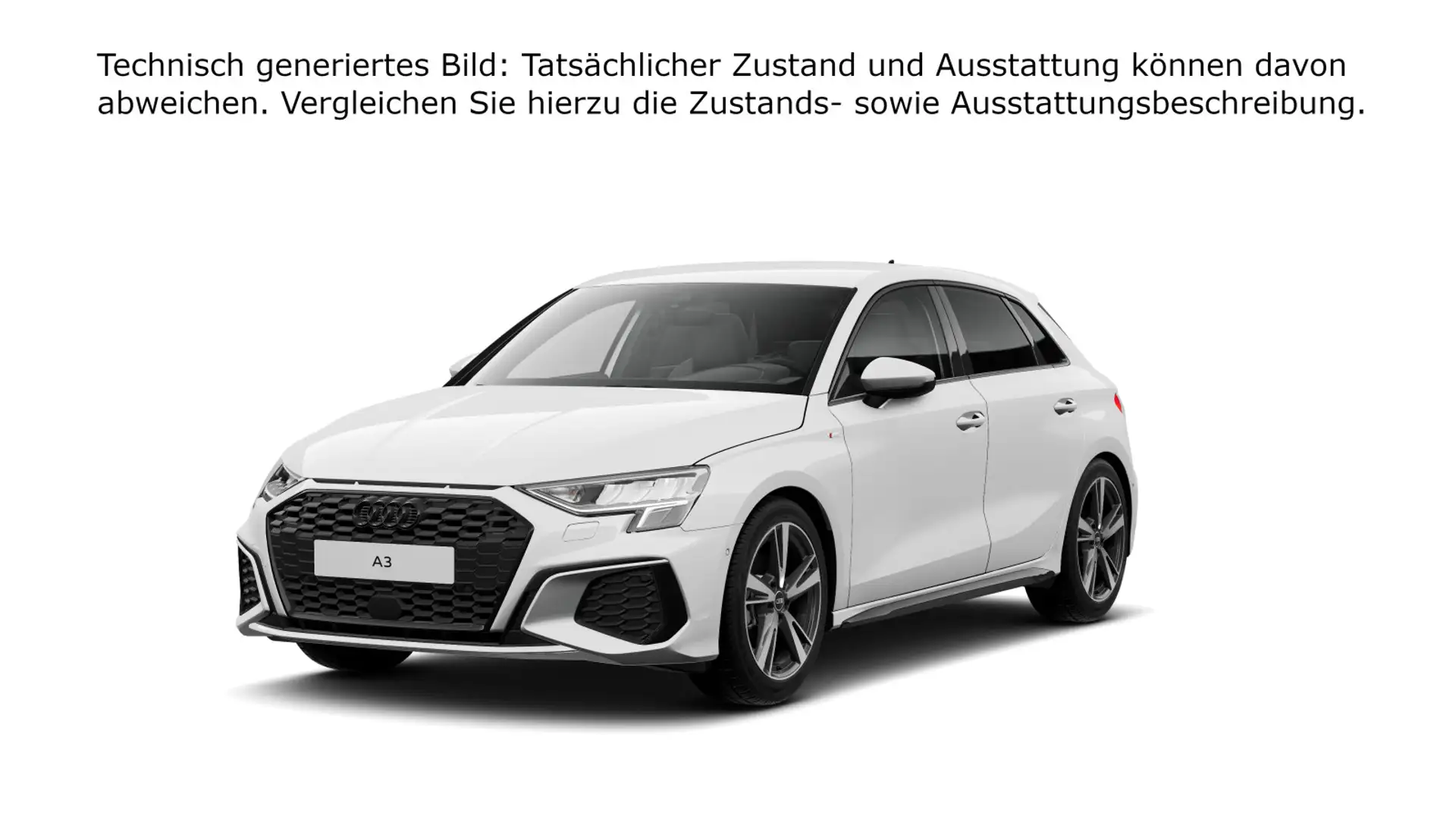 Audi A3 S line 35TDI S tronic Weiß - 2