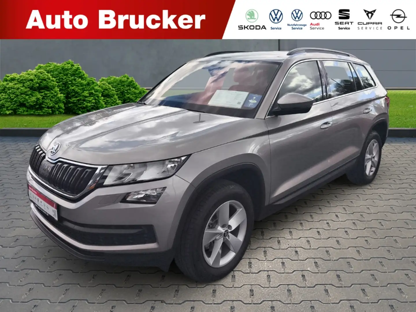 Skoda Kodiaq Ambition 4x4 2.0 TDI+Alufelgen+Anhängerkupplung+PD Beige - 1