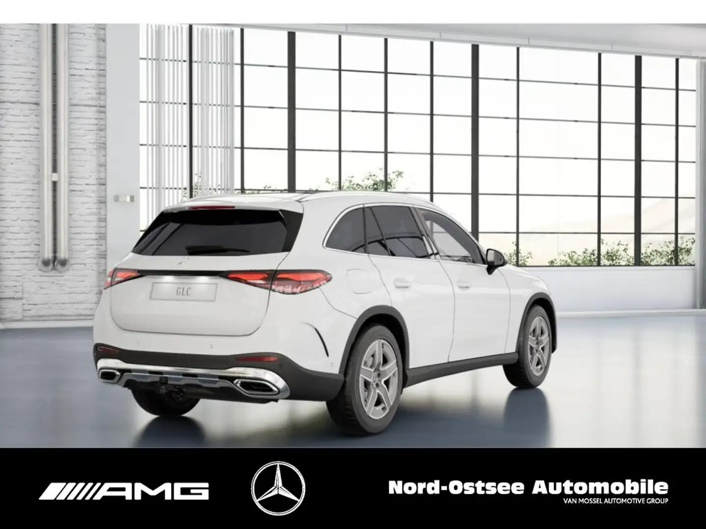 Mercedes-Benz GLC 300 4M AMG ADV PANO AHK MEMORY TOTW PDC NAVI Bianco - 2