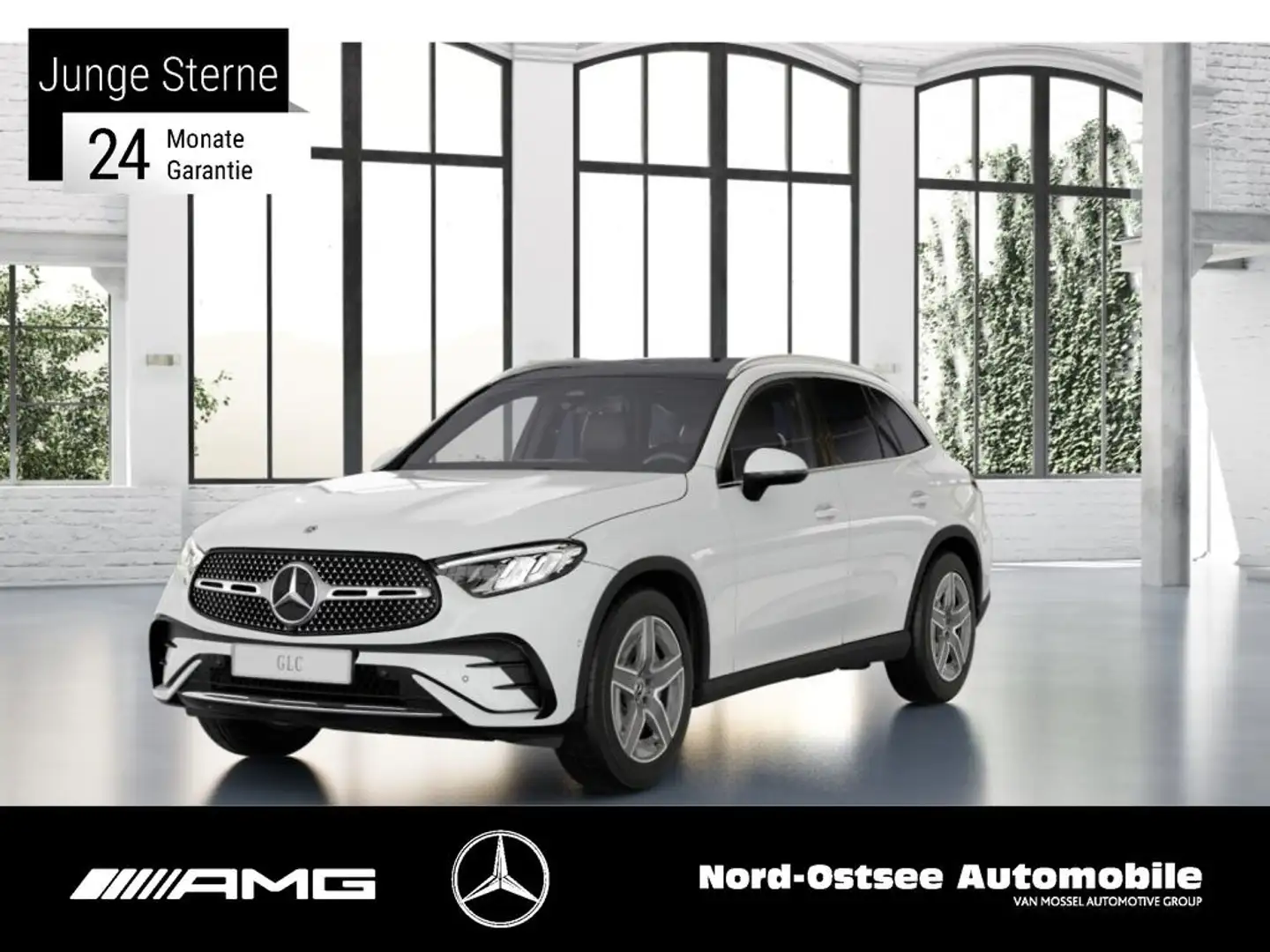 Mercedes-Benz GLC 300 4M AMG ADV PANO AHK MEMORY TOTW PDC NAVI Bianco - 1