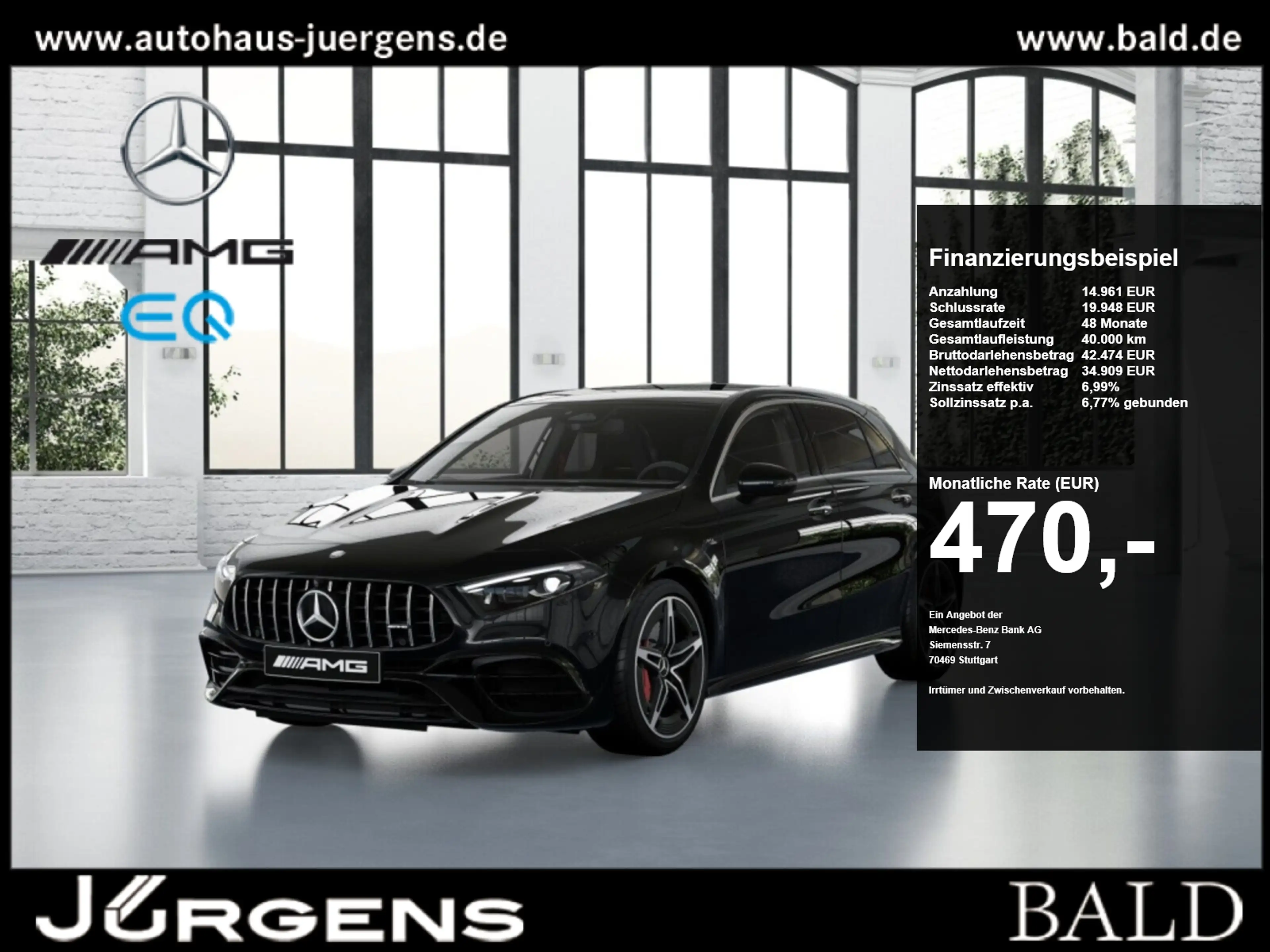 Mercedes-Benz A 45 AMG A 45 S 4MATIC+ AMG-Sport+Burm+Pano+MLB+Ambiente