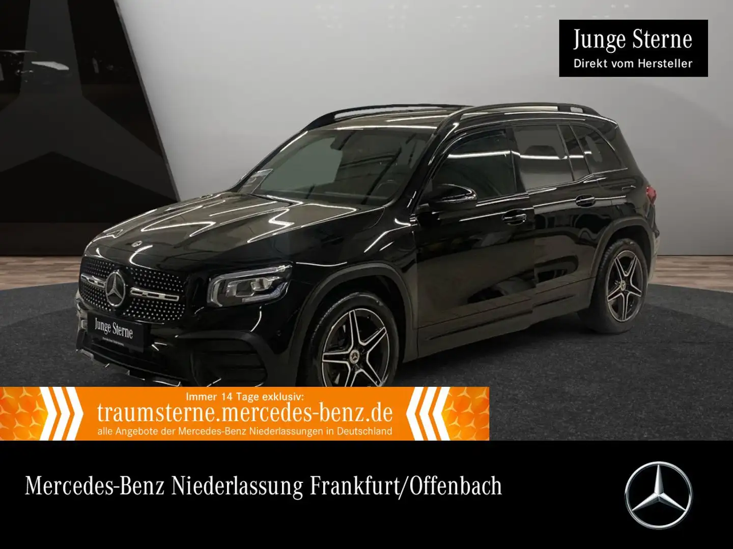 Mercedes-Benz GLB 220 d 4M AMG+NIGHT+AHK+LED+STHZG+KAMERA+8G Schwarz - 1