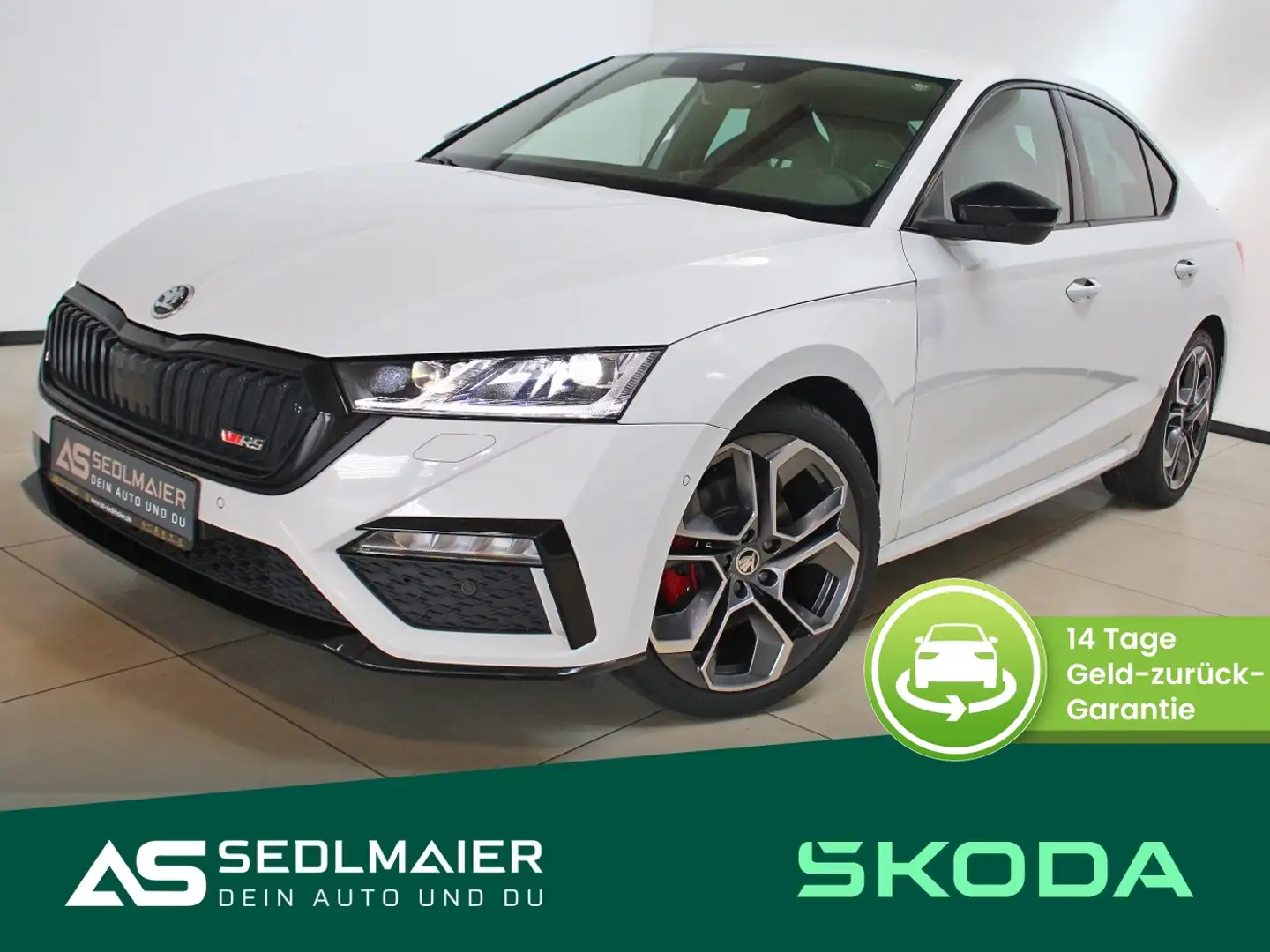 Skoda Octavia 2.0 TDI RS 4x4 HuD|MATRX|WSS+Shz|CANTON Wit - 1