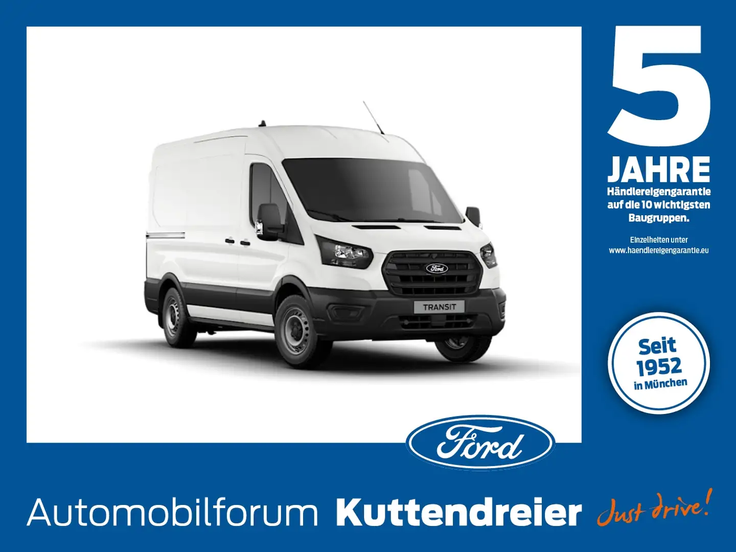 Ford Transit Kasten 2.0 TDCi 310 L2 *PDC*KLIMAAUTO Blanco - 1