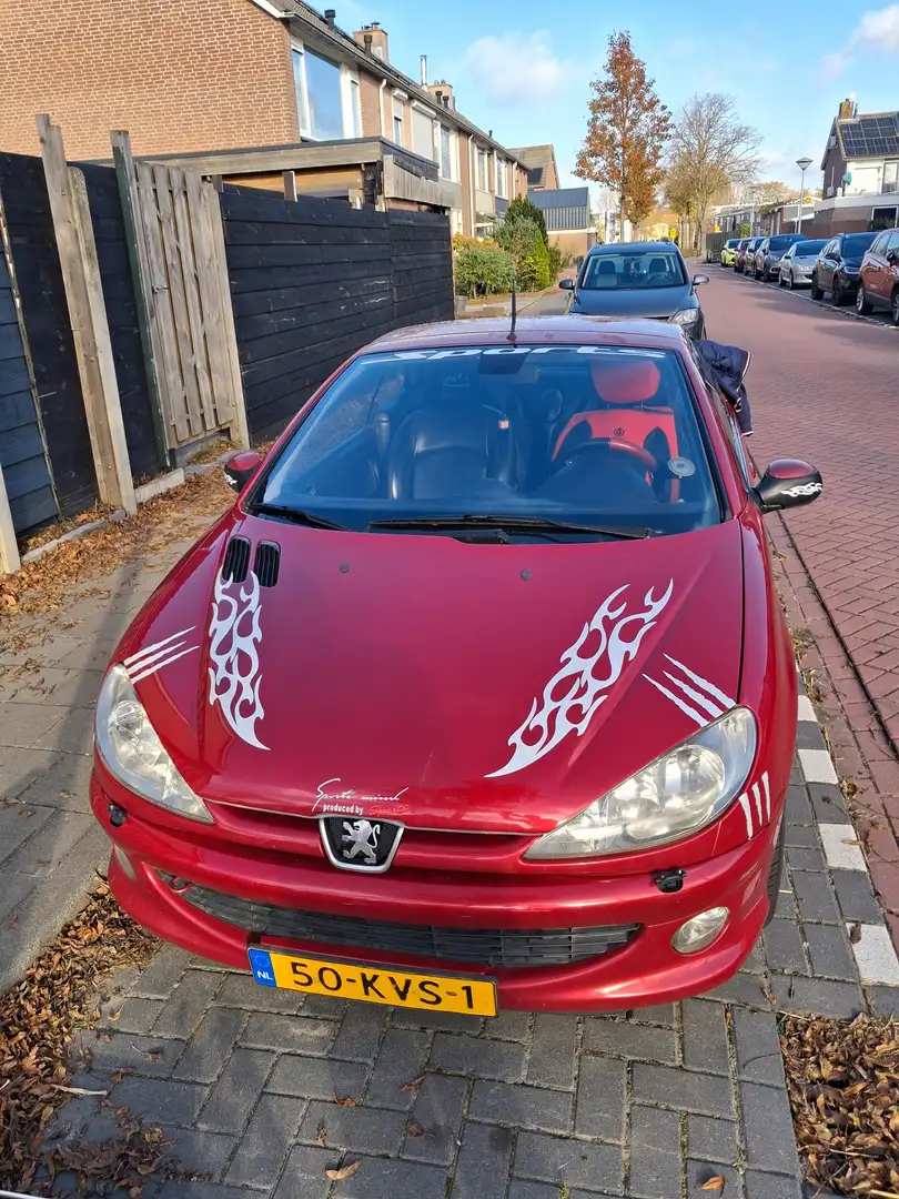 Peugeot 206 206 cc 2.0-16V Rood - 1