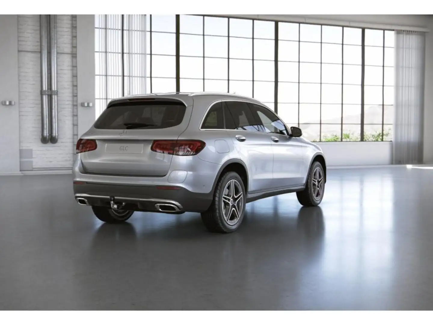 Mercedes-Benz GLC 300 de 4MATIC +AMG+MBUX+LED+AHK+Cam+AUT+SHZ Plateado - 2