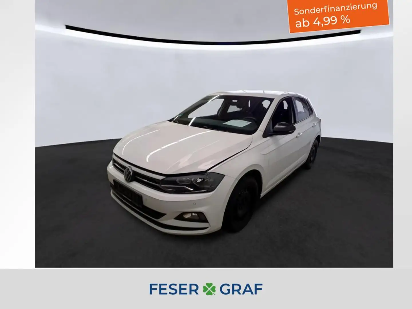 Volkswagen Polo United 1.0 TSI Keyless RFK Navi SHZ Weiß - 1