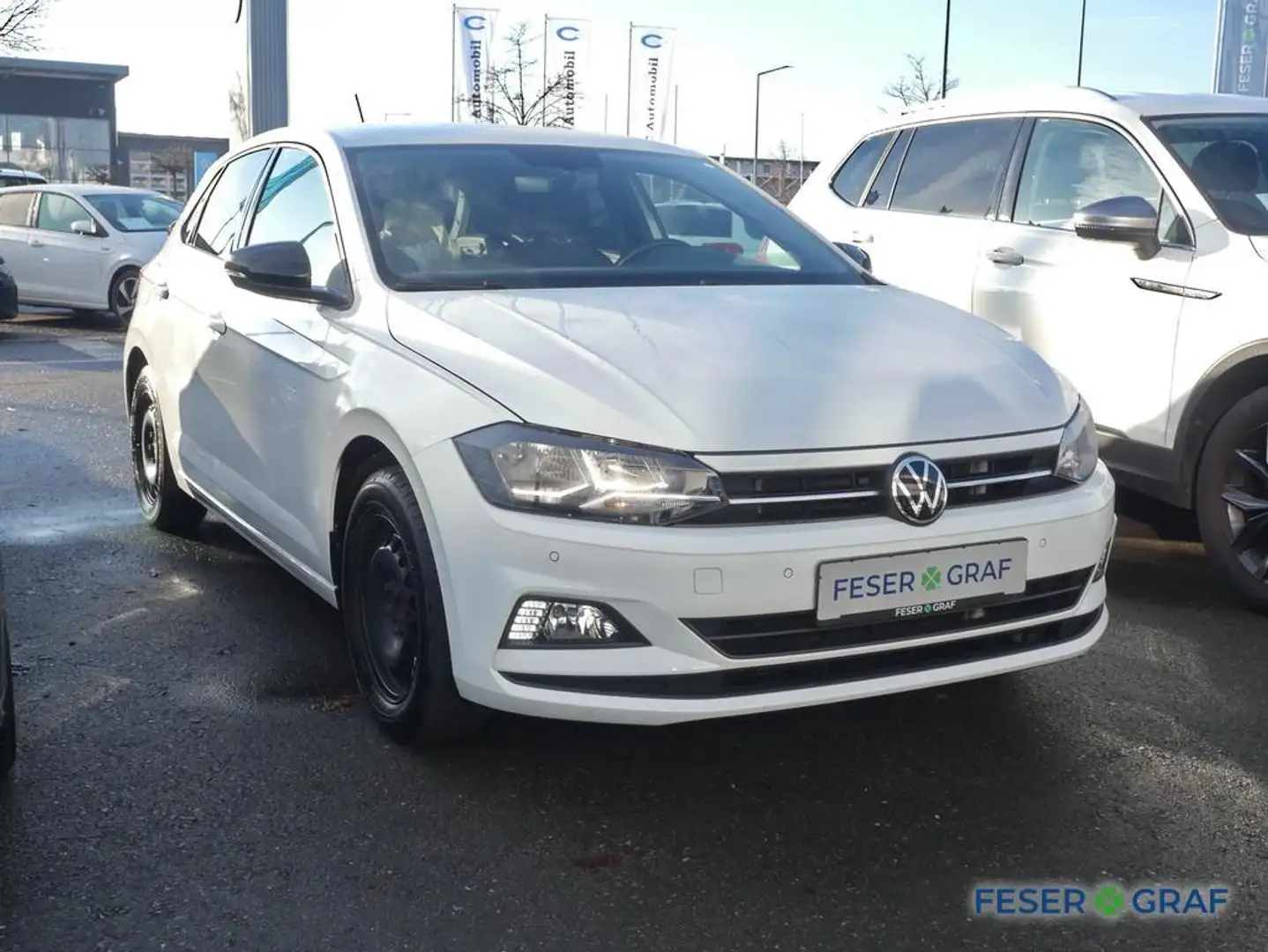 Volkswagen Polo United 1.0TSI Keyless RFK Navi SHZ PDC 16" Weiß - 2
