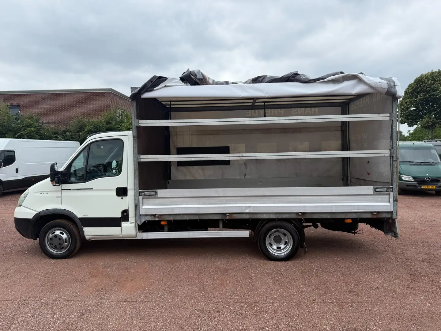 Iveco Daily 40C15 3.0 Open Laadbak Schuifzeil Pick-up Pritsche Wit - 2