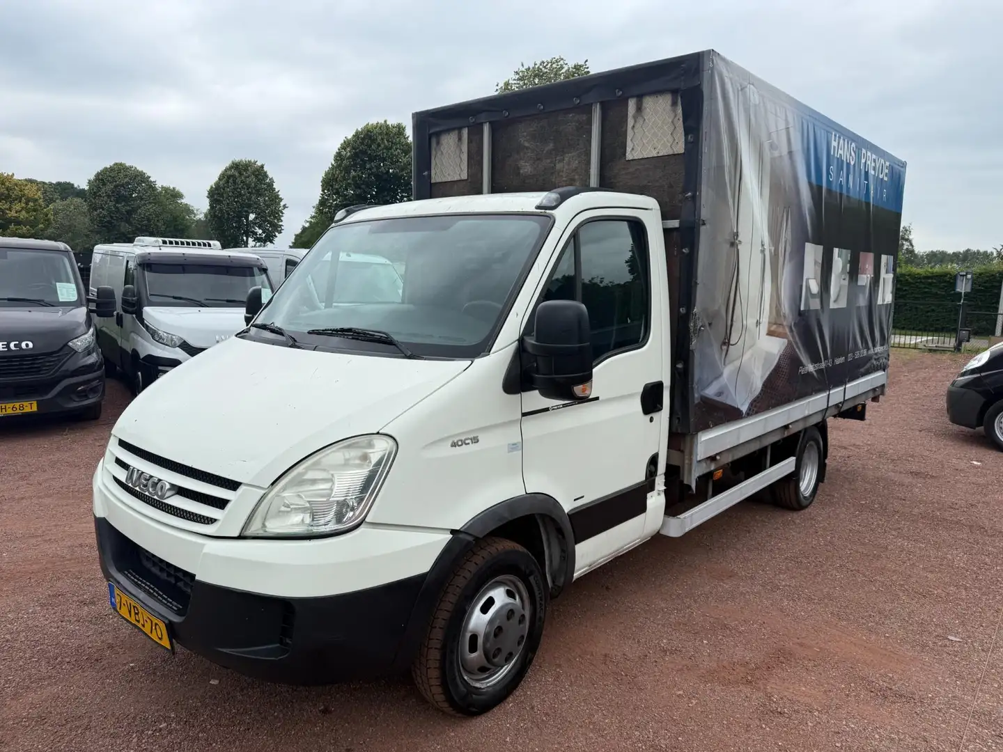 Iveco Daily 40C15 3.0 Open Laadbak Schuifzeil Pick-up Pritsche Wit - 1