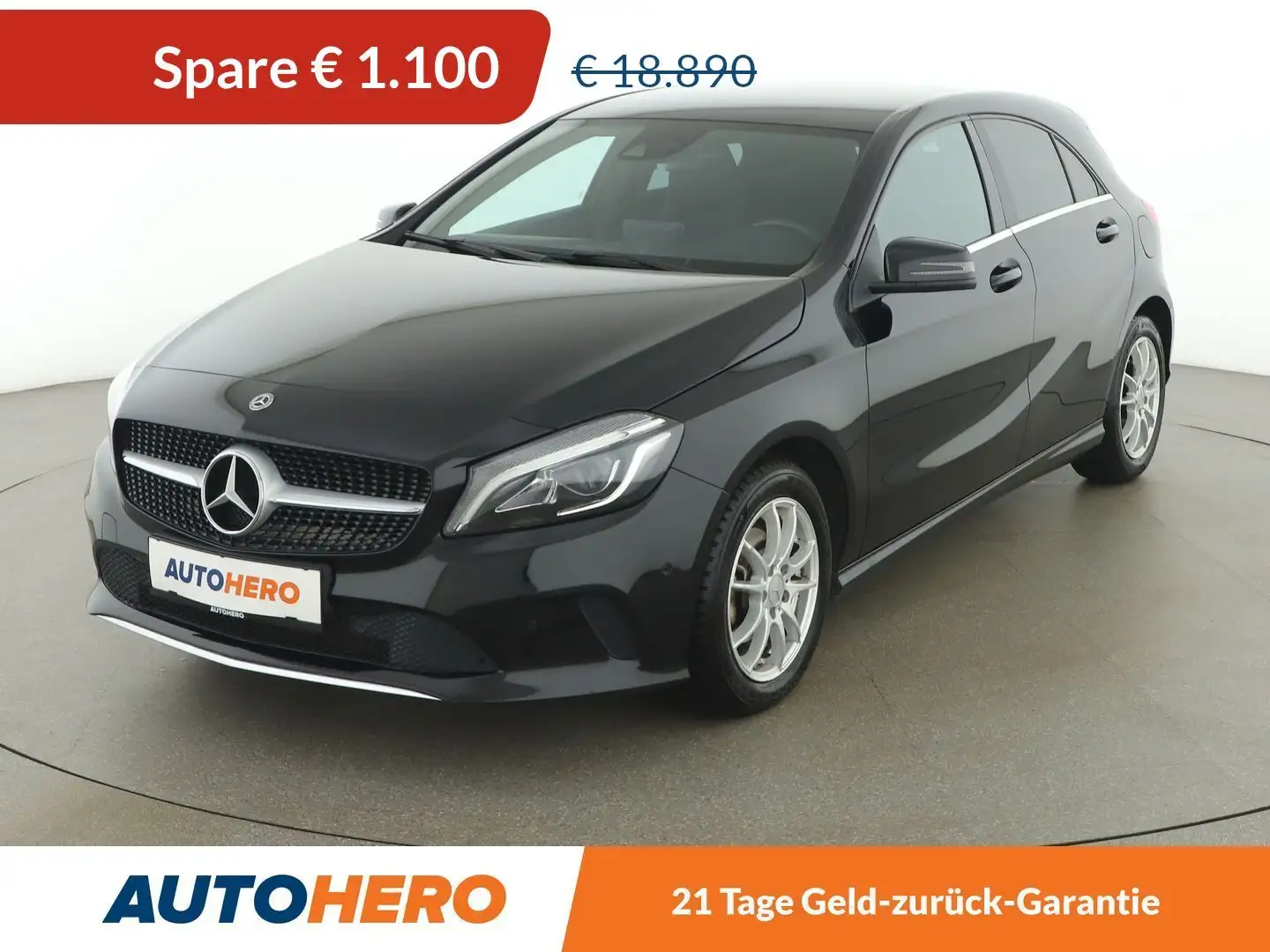 Mercedes-Benz A 180 A 180 CDI BlueEfficiency Urban Aut. *LED*PDC*NAVI* Schwarz - 1