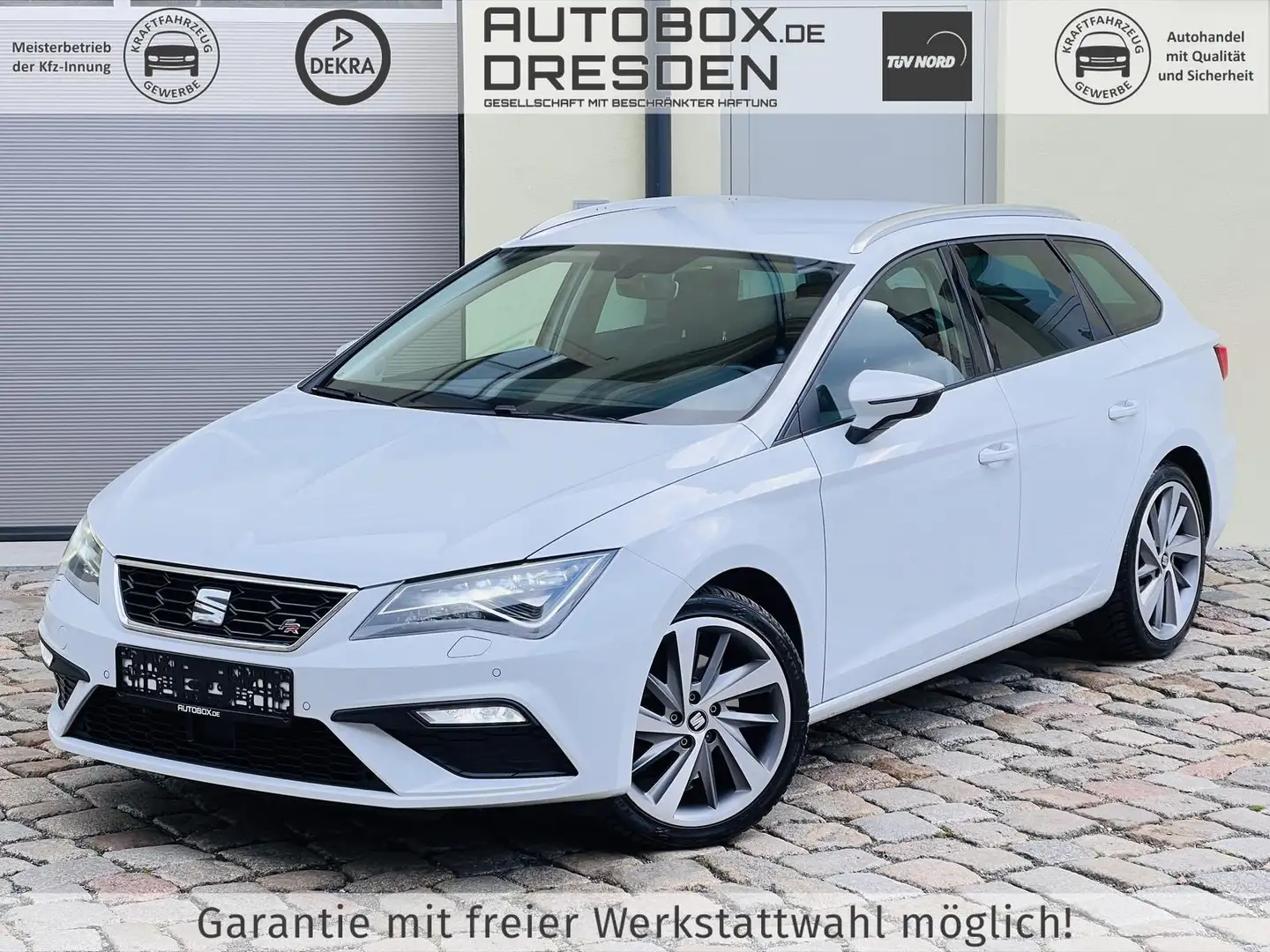 SEAT Leon ST 1.8 TSI FR +CARPLAY+CAM+DAB+LED+NAVI+ Weiß - 1