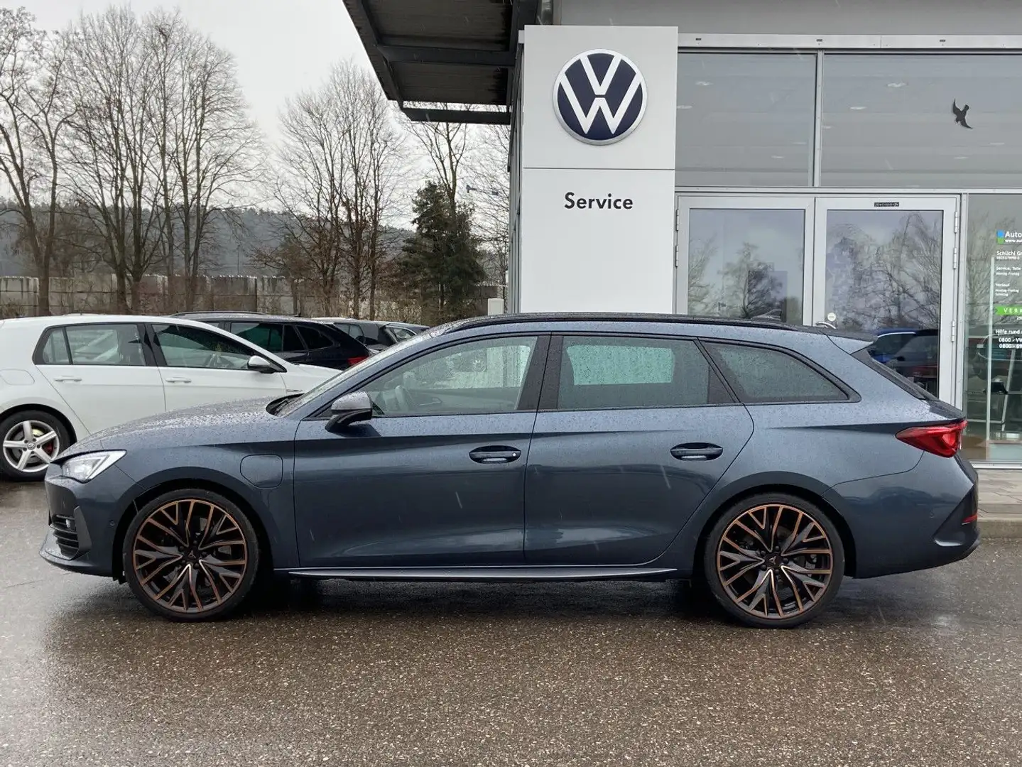 CUPRA Leon ST 1.4 TSI DSG eHybrid 19"-KUPFER+LEDER+PAK Grau - 2