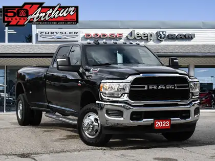 Black 2023 RAM 3500 Pickup Truck Four-Wheel Drive 6-Speed Automatic