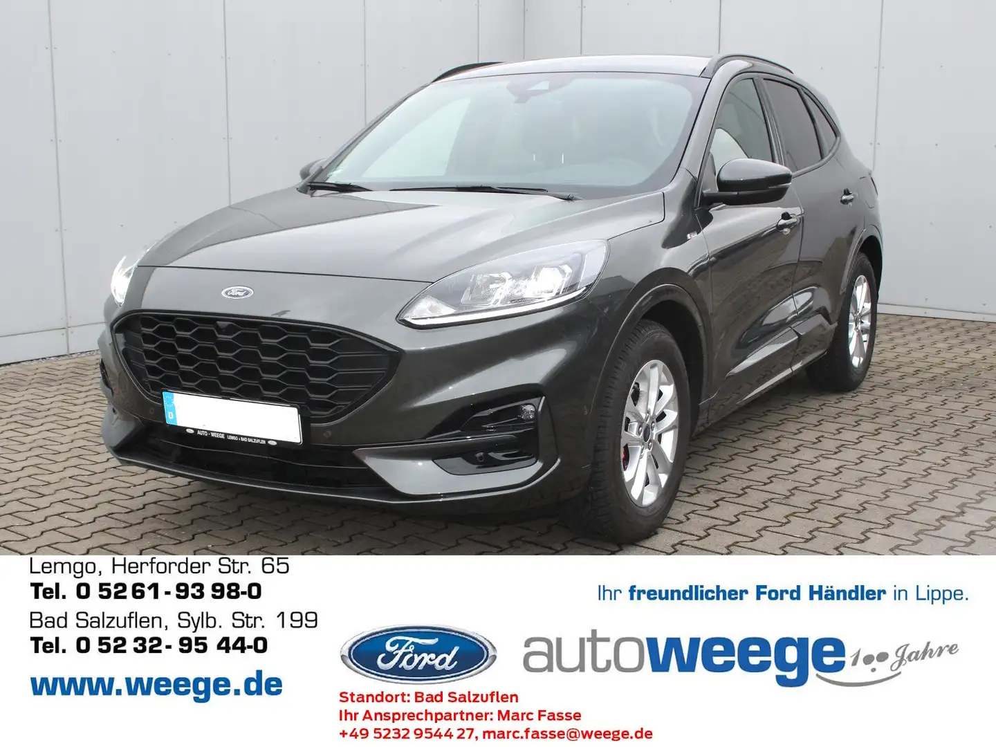 Ford Kuga ST-Line 1,5 EcoBoost Grau - 1