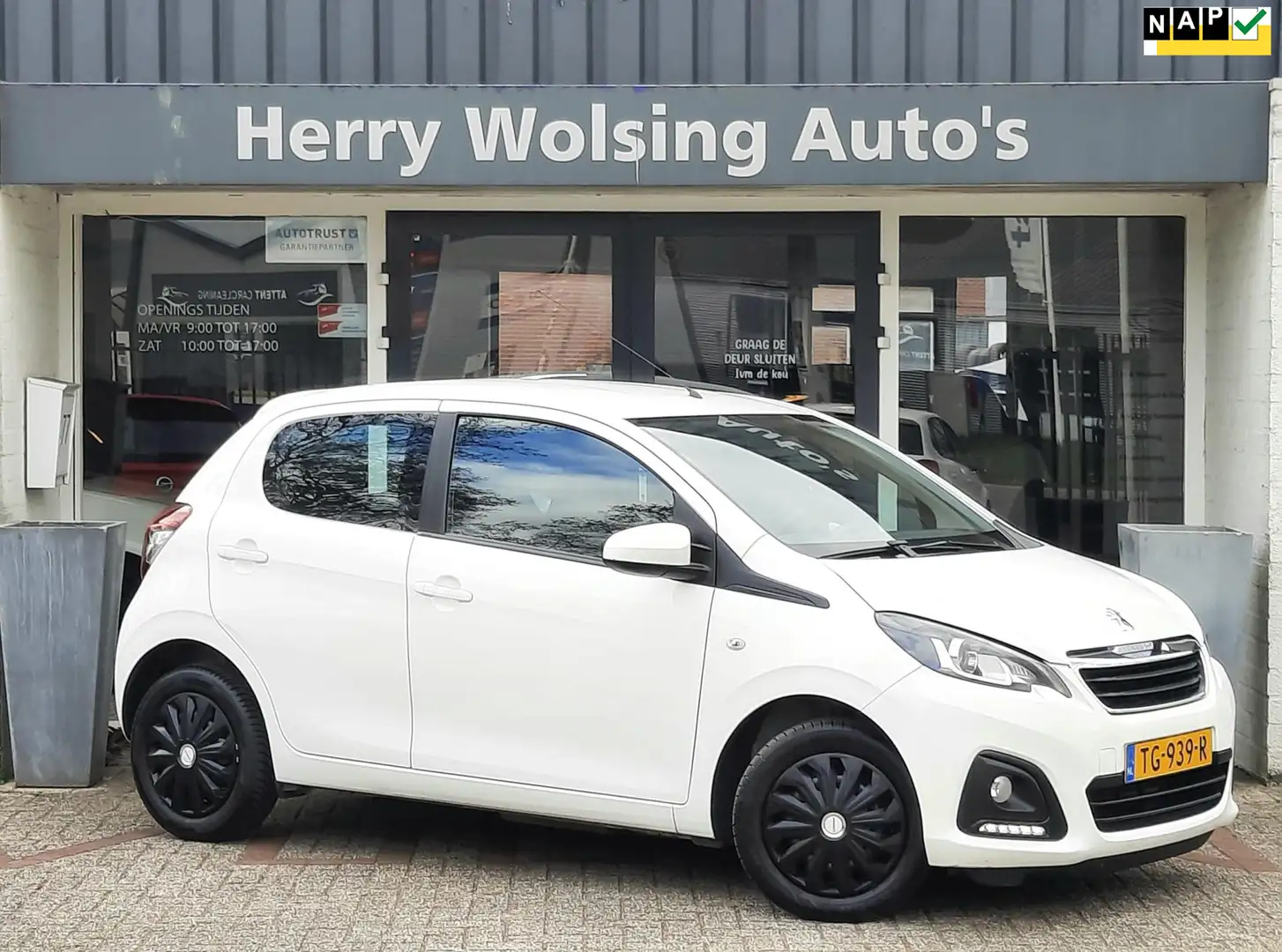 Peugeot 108 1.0 e-VTi Active 5 Drs Airco Led NAP Blanc - 1