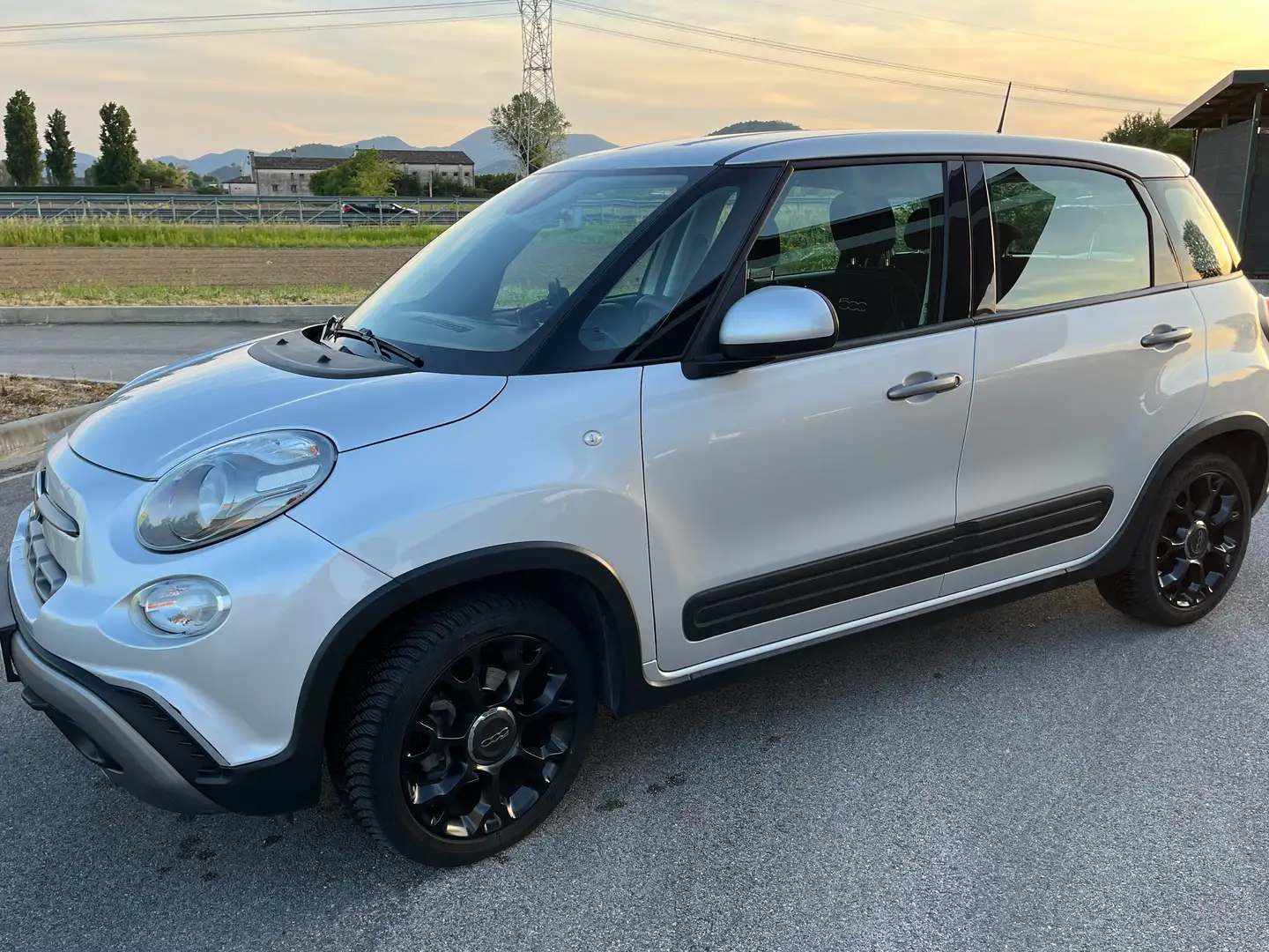 Fiat 500L 500L 2017 Cross Cross 1.4  per neopatentati Argento - 2