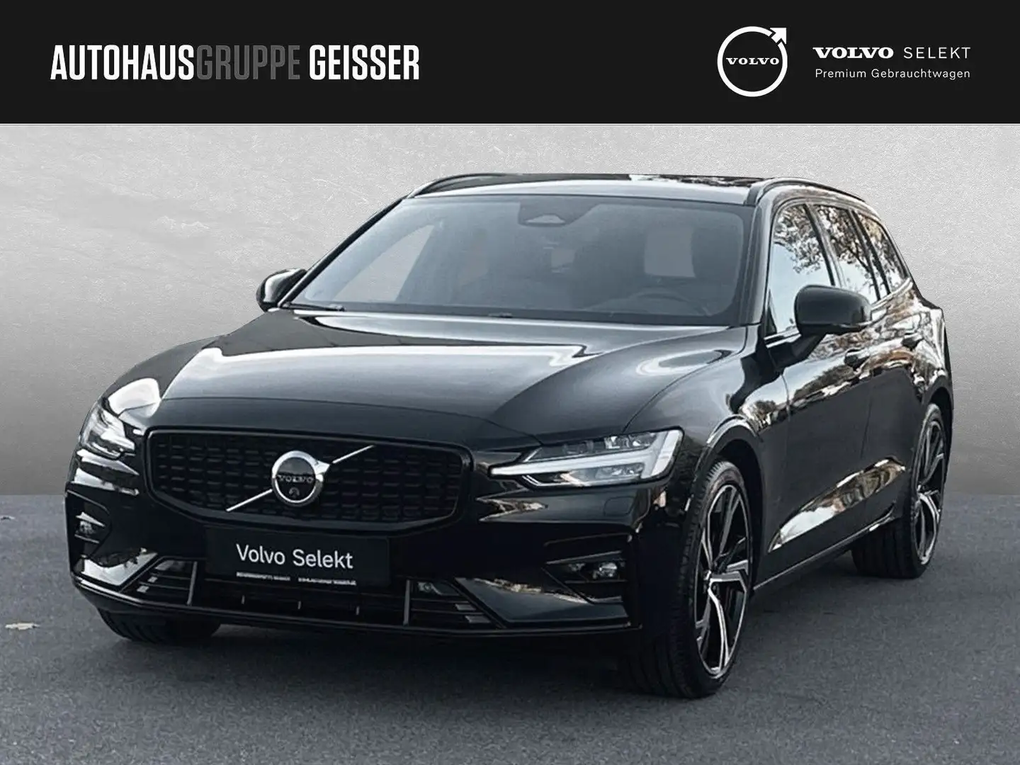 Volvo V60 B4 Mild-Hybrid Plus Dark ACC BLIS LED Schwarz - 1