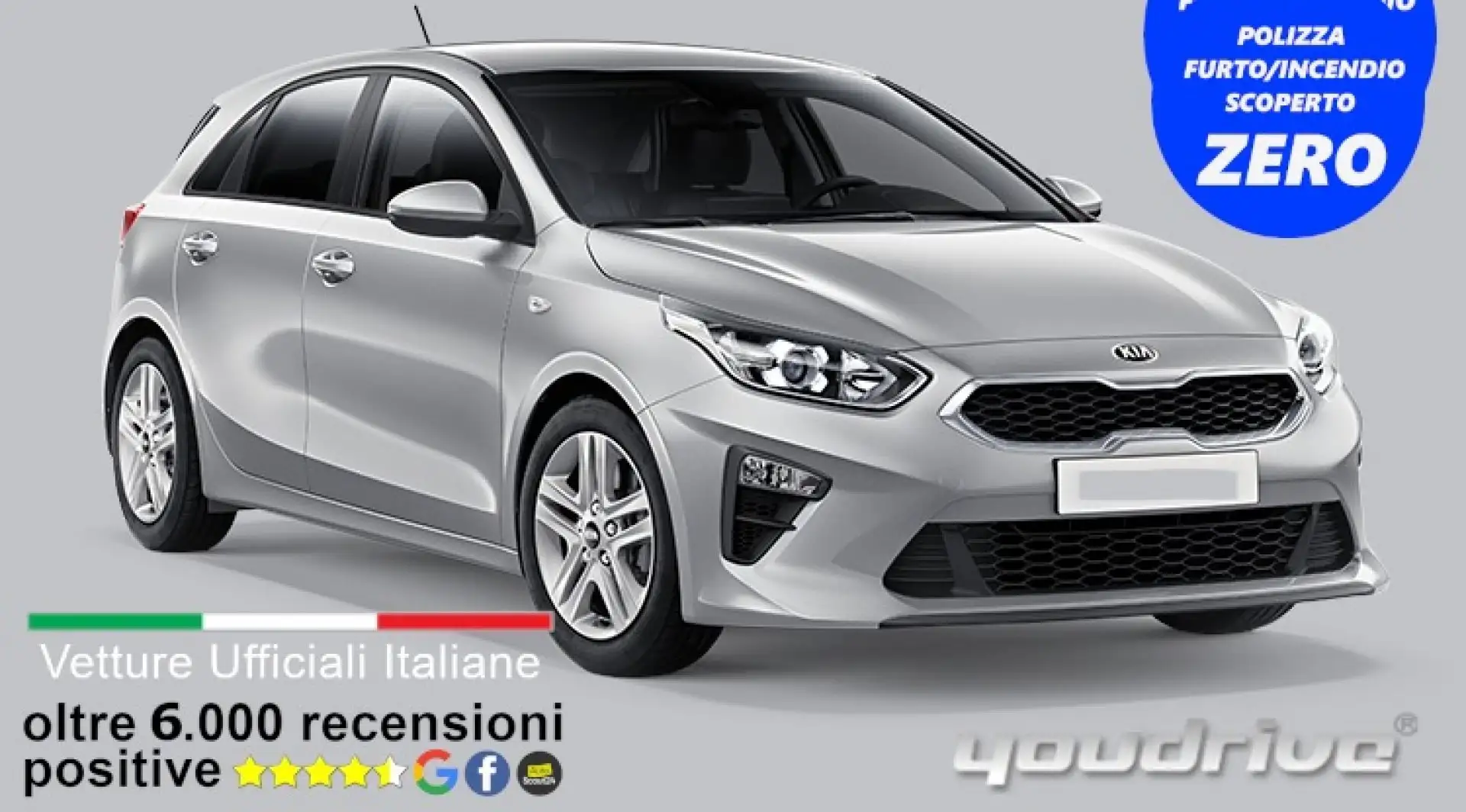 Kia Ceed / cee'd 1.5 T-GDi 160 CV MHEV DCT 5p. GT line Argento - 1