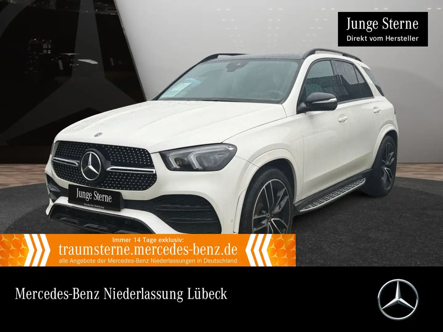 Mercedes-Benz GLE 450 4M AMG+NIGHT+PANO+AHK+MULTIBEAM+KAMERA+22" Weiß - 1