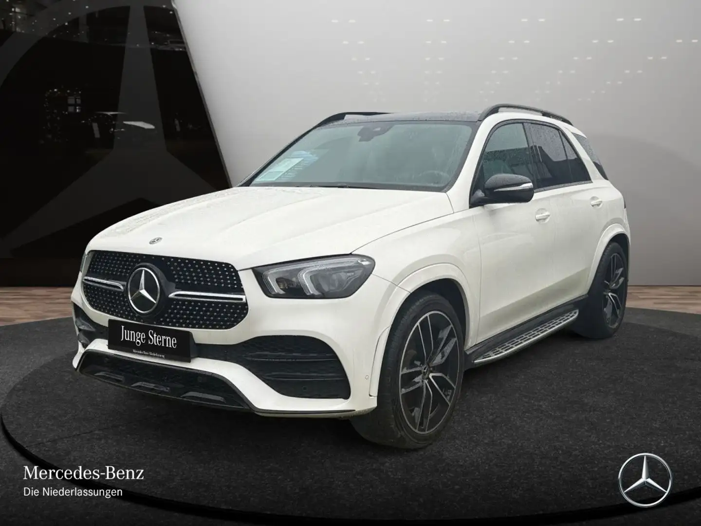Mercedes-Benz GLE 450 4M AMG+NIGHT+PANO+AHK+MULTIBEAM+KAMERA+22" Weiß - 2