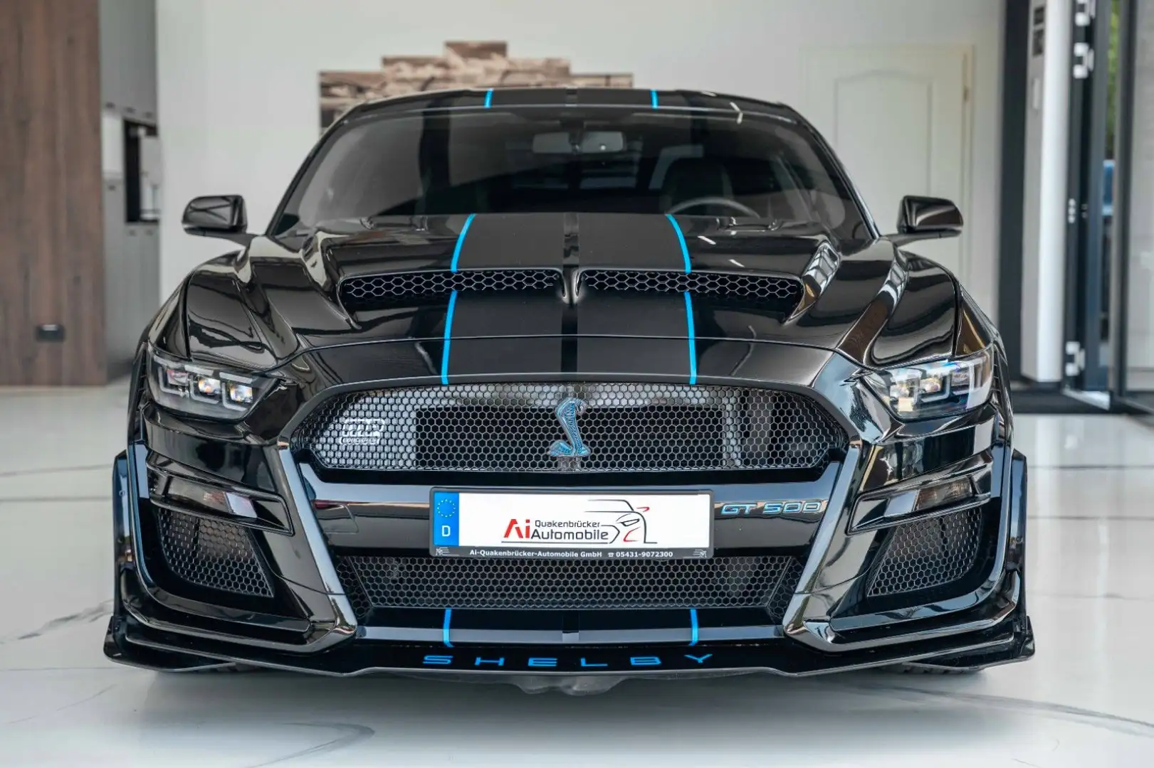 Ford Mustang 3,7 Gt 500 SHELBY LED ALCANTARA PERFORMA Чорний - 2