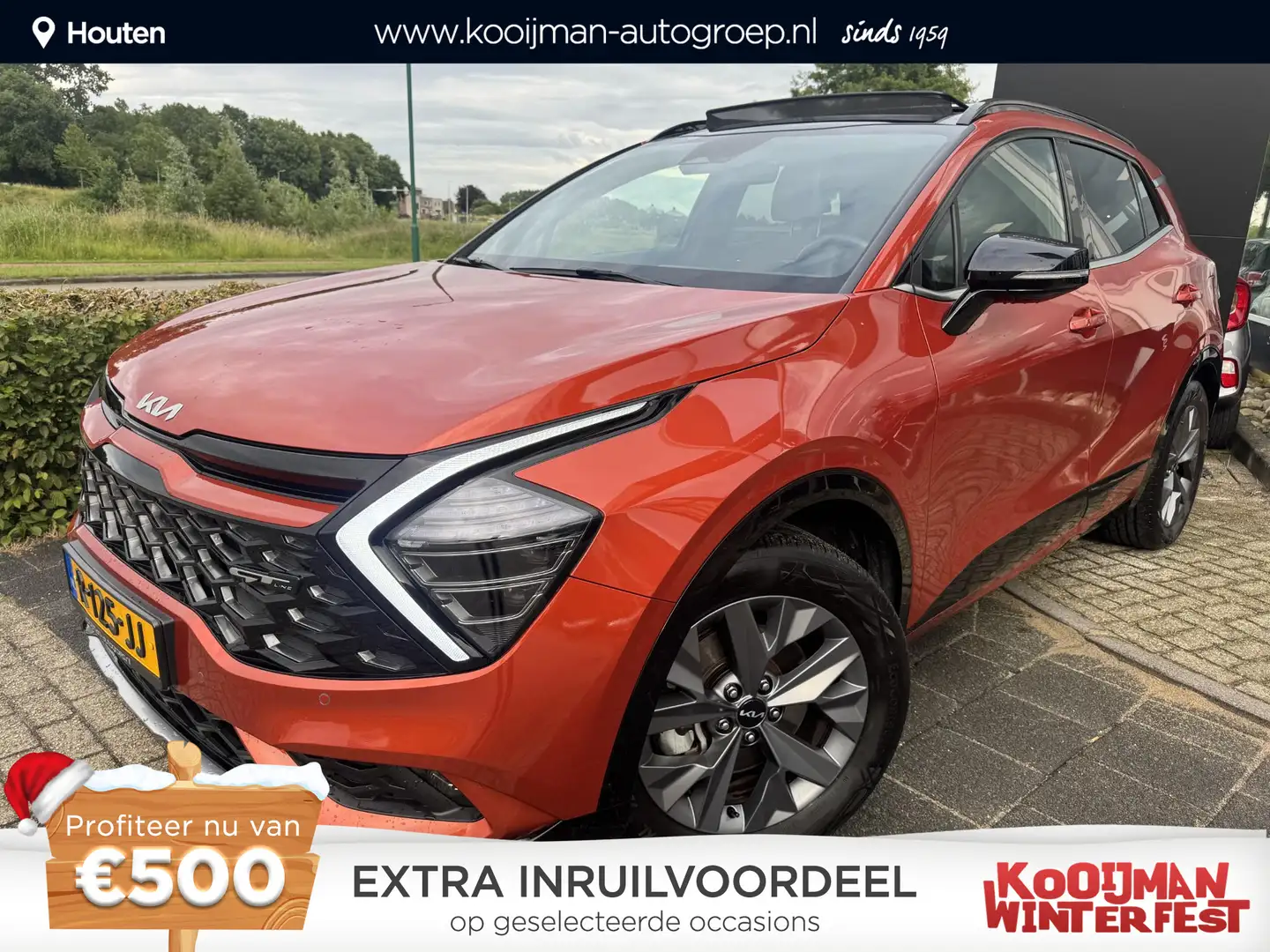 Kia Sportage 1.6 T-GDi Hybrid GT-Line | Eerste Eigenaar | Deale Oranje - 1