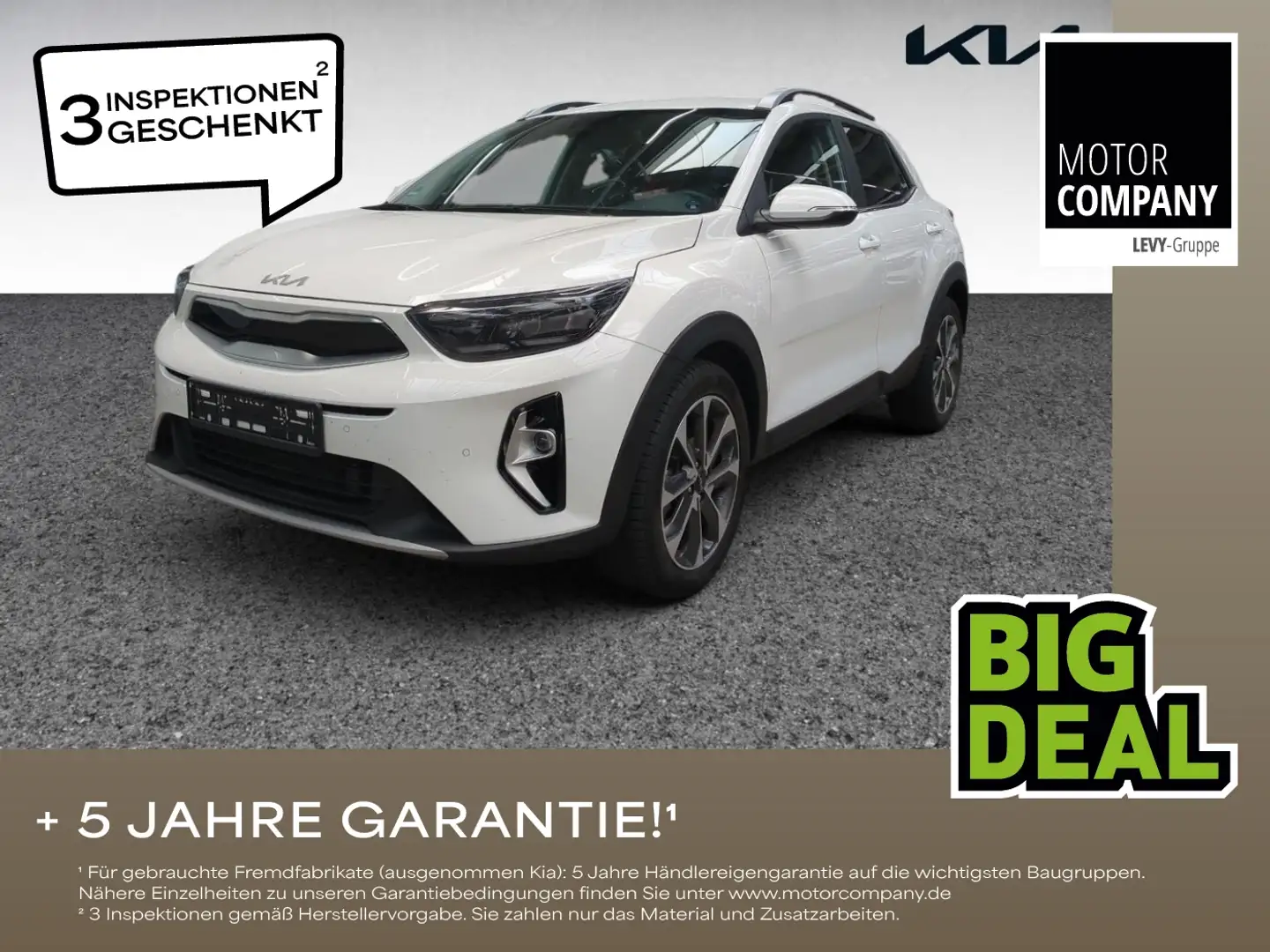 Kia Stonic 1.0 T-GDI Spirit +Automatik+Allwetter+Navi Fehér - 1